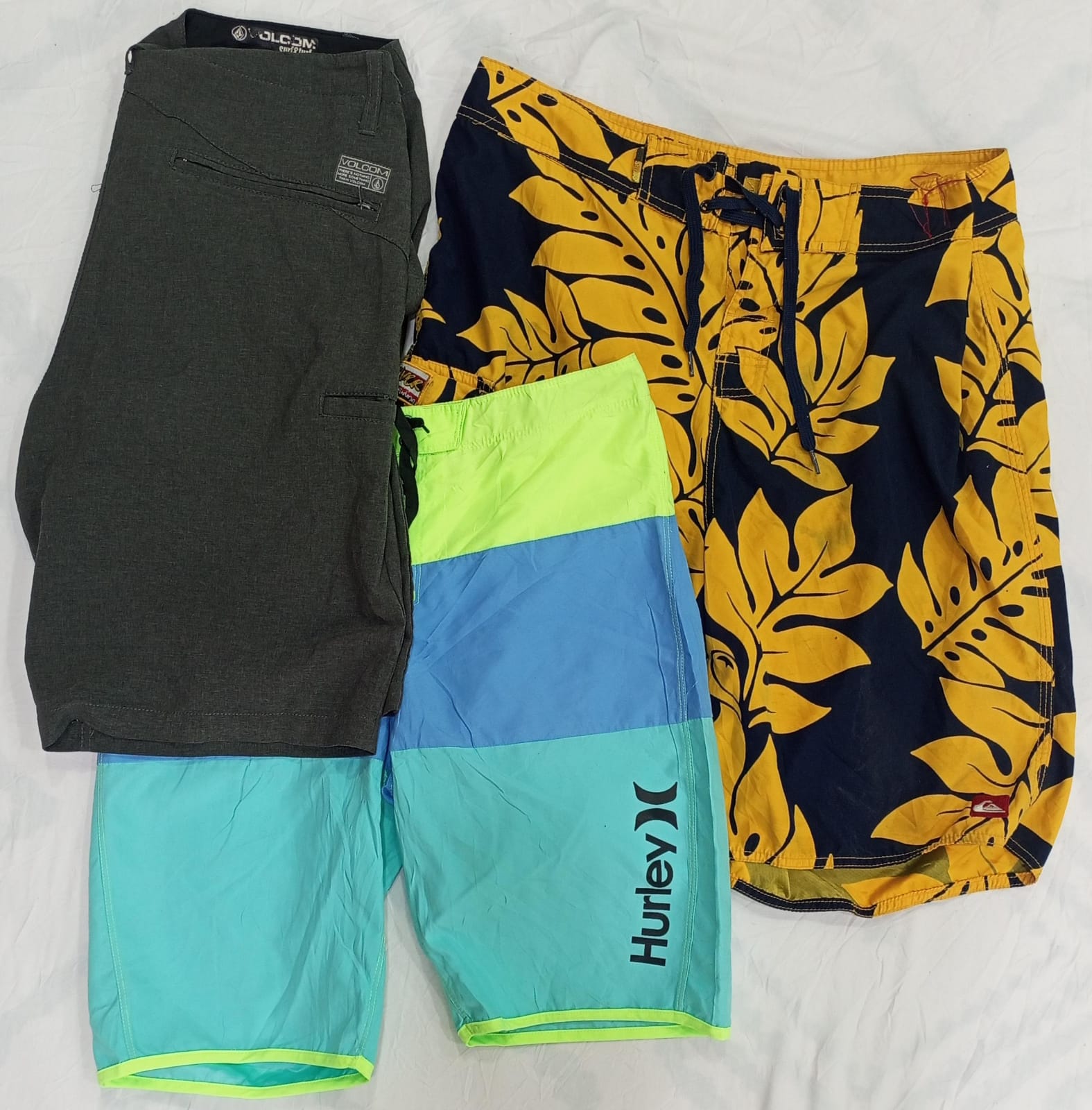 「ZV0376 ヴィンテージ サーフ ブランド スポーツ ショーツ ミックス」