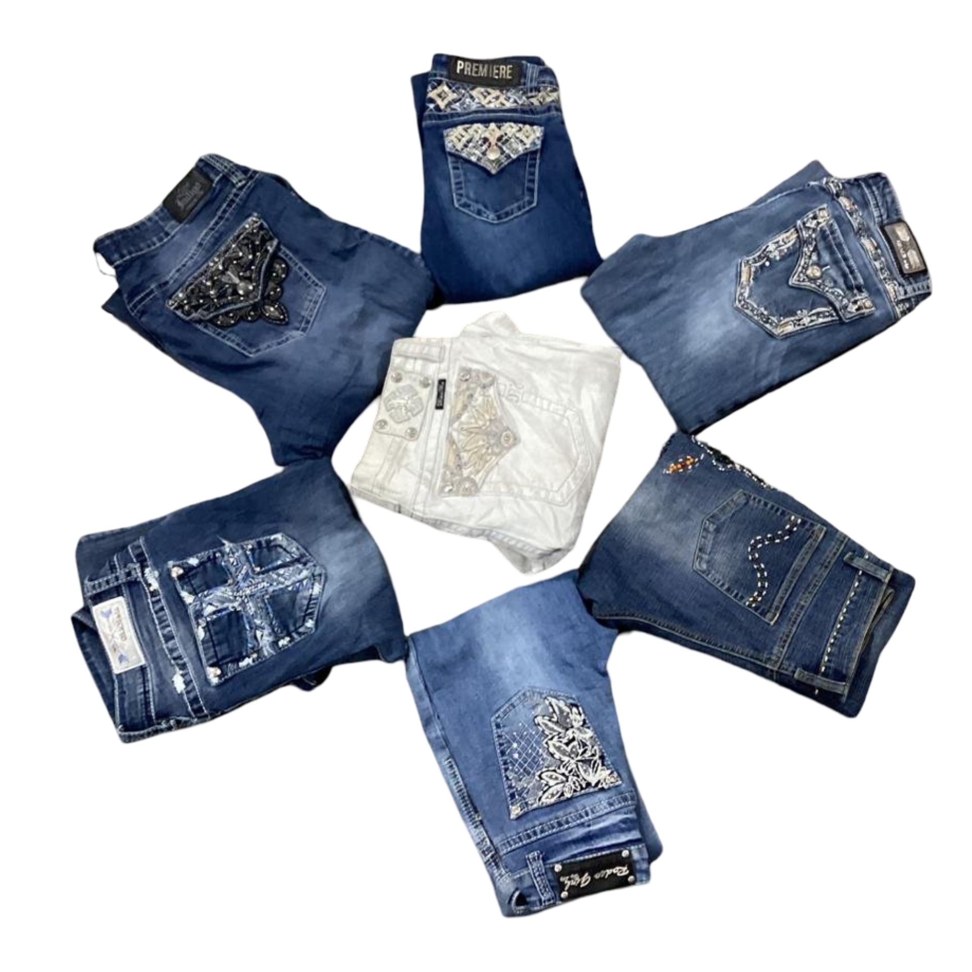 Mixed Jeans