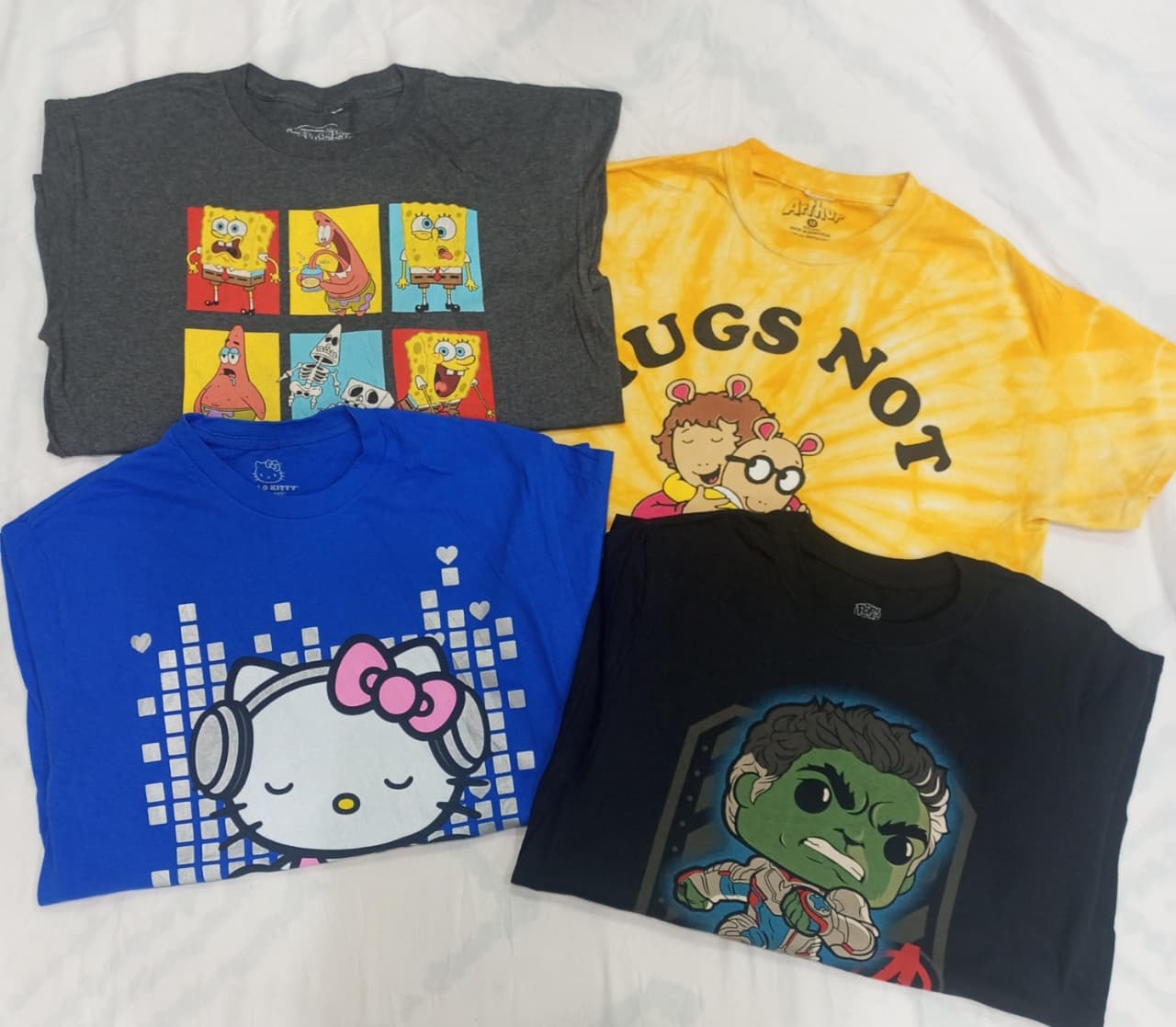 CRZ0344 ヴィンテージ アニメーショングラフィックプリント Tシャツ