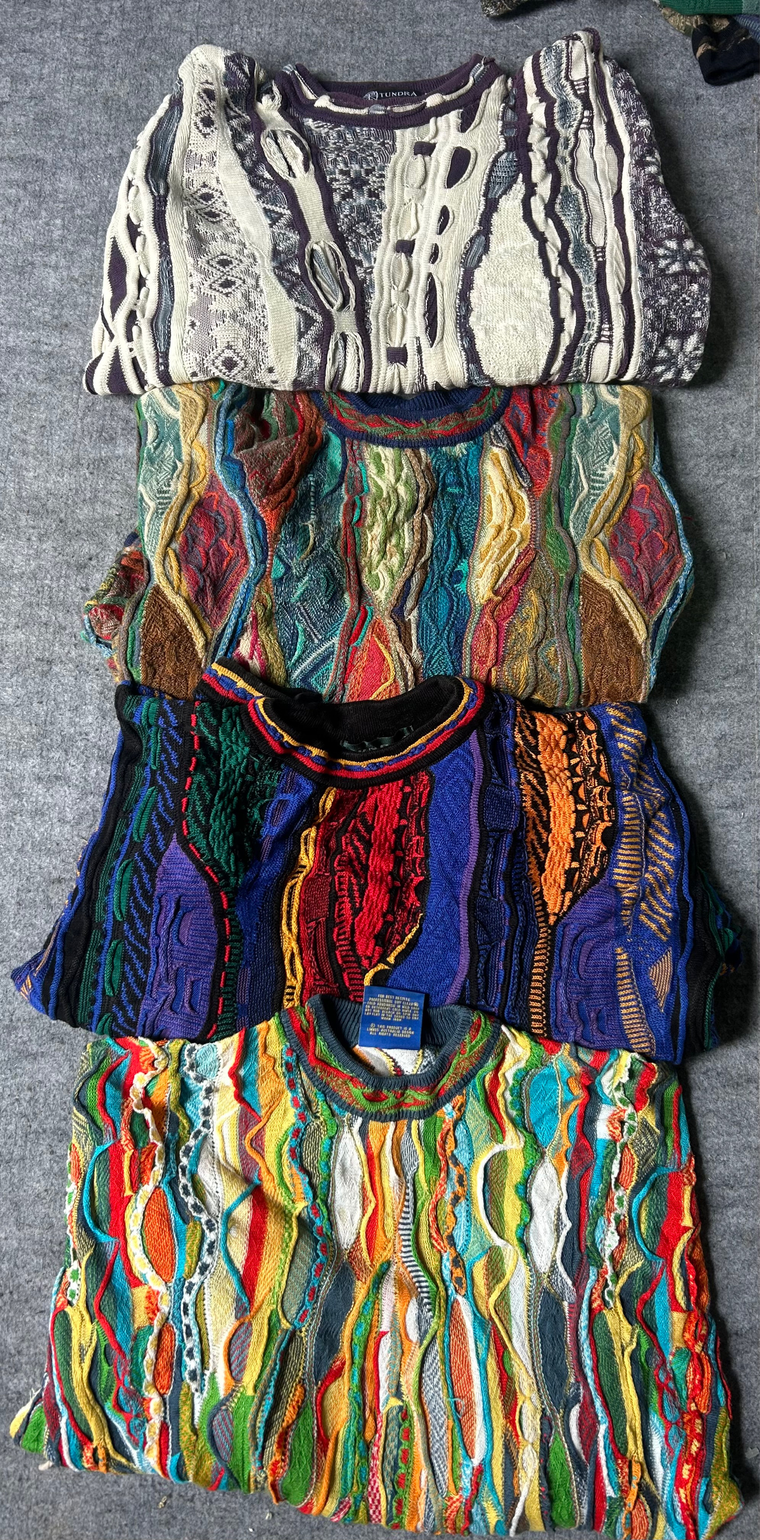 Coogi-Style Sweaters
