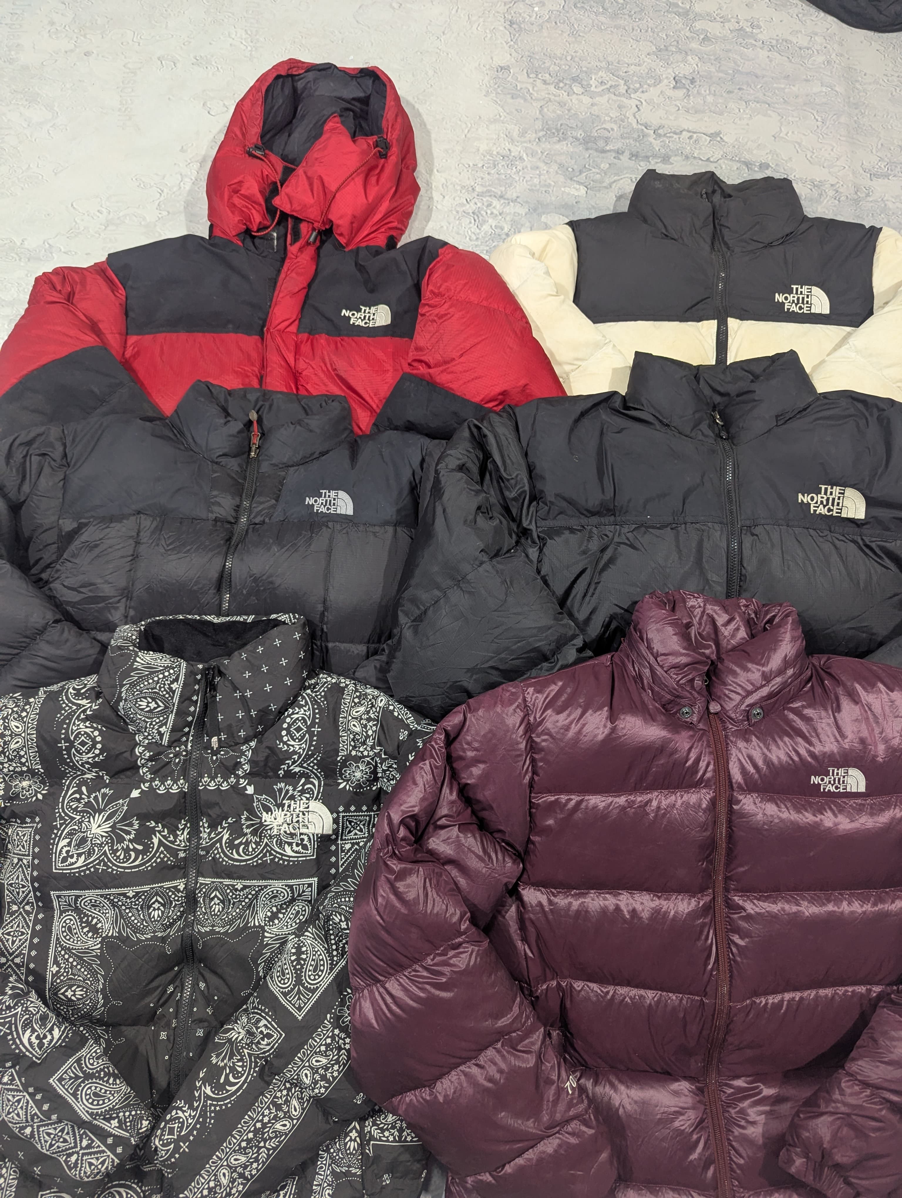 The north Face puffer jacket 700 800