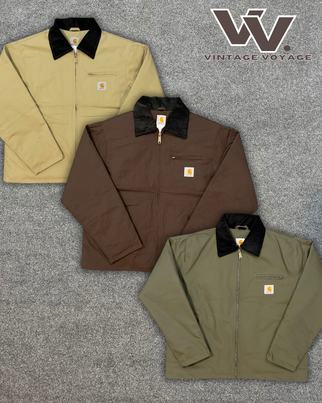 Carhartt umgestalteter Stil Mix Farb Detroit Jacken #231025