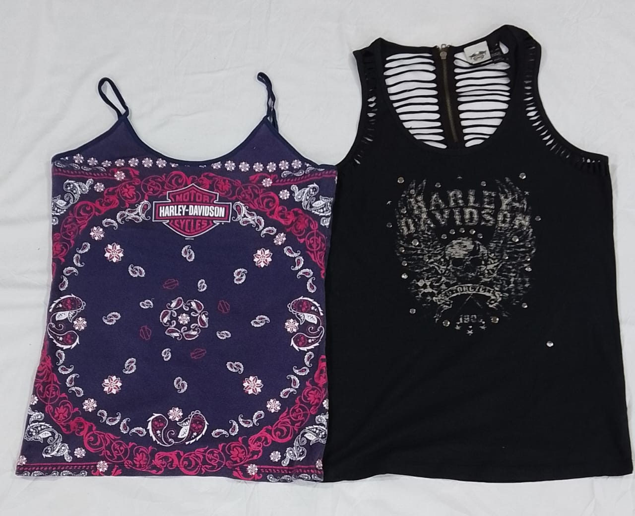 Ensemble de débardeurs graphiques vintage Harley Davidson CR5423