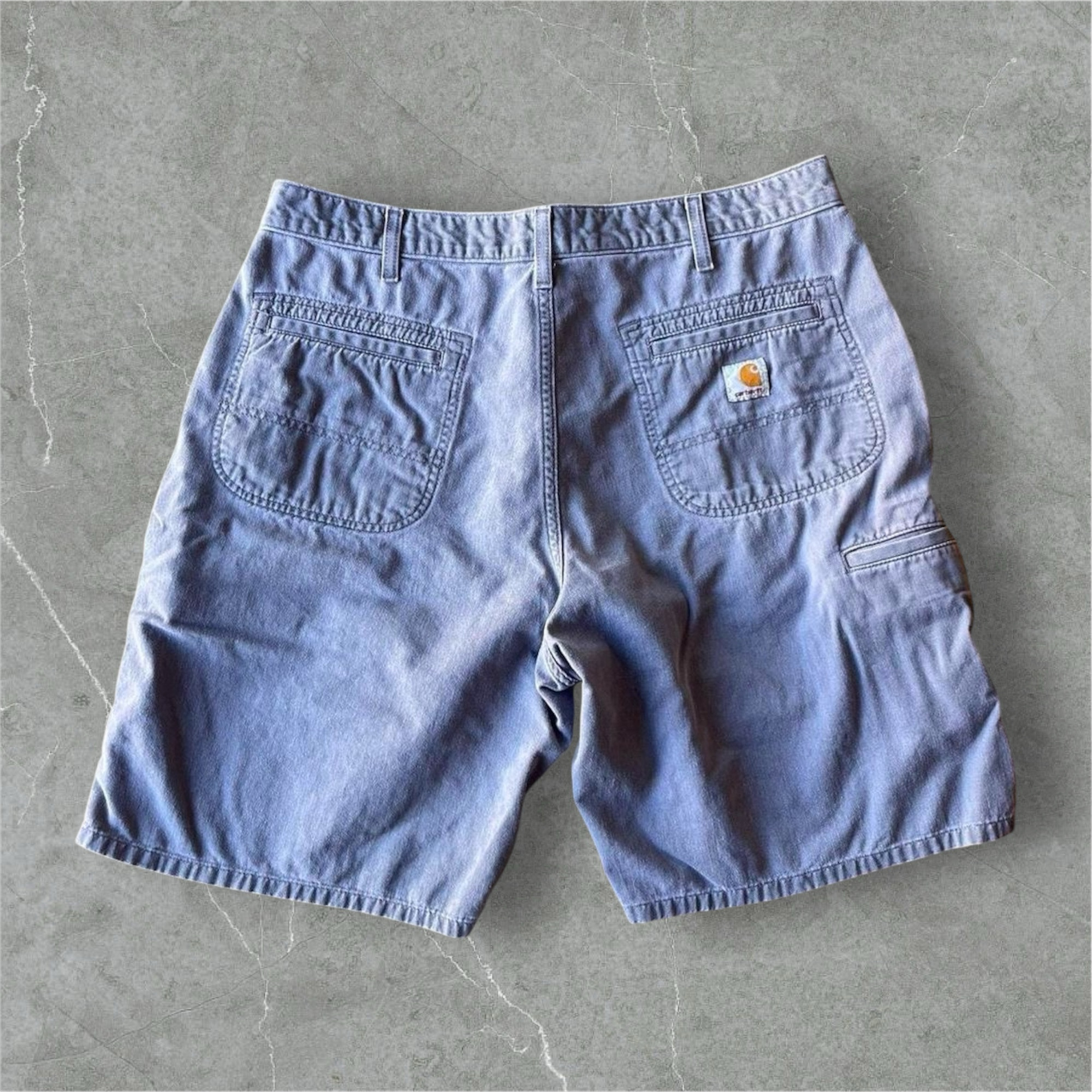 Branded cotton shorts