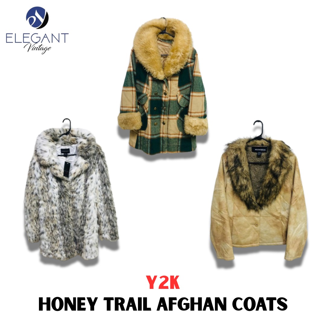 Y2K Honey Trial Afghan Coats - EV1079