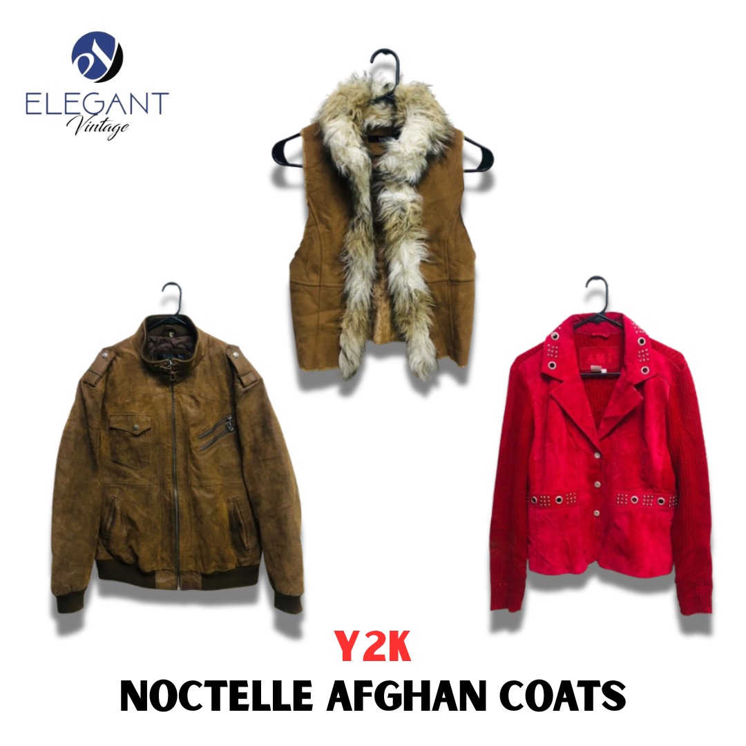 Manteaux afghans Y2K Noctelle - EV1086
