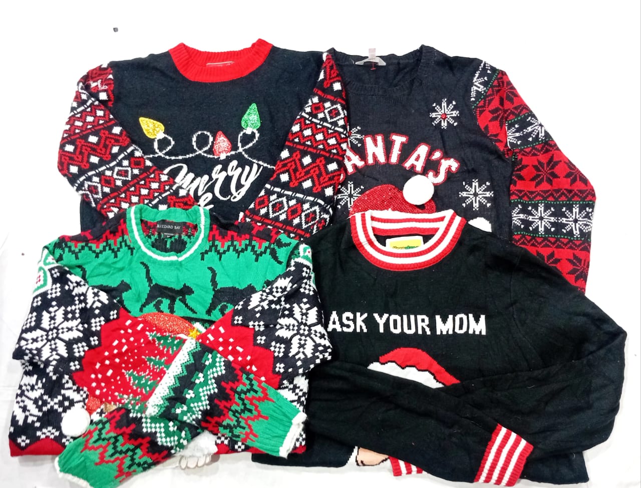 IQ0960 Y2K Funky Y2K Christmas Knits