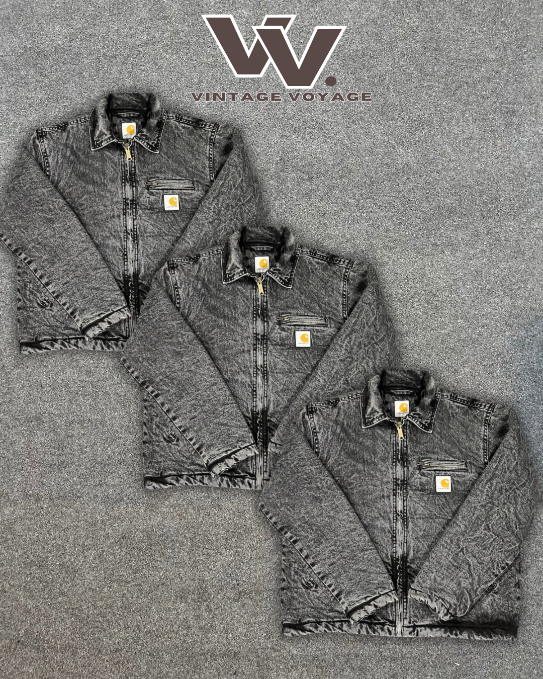 Premium Carhartt reworked style acid washed denim #231025