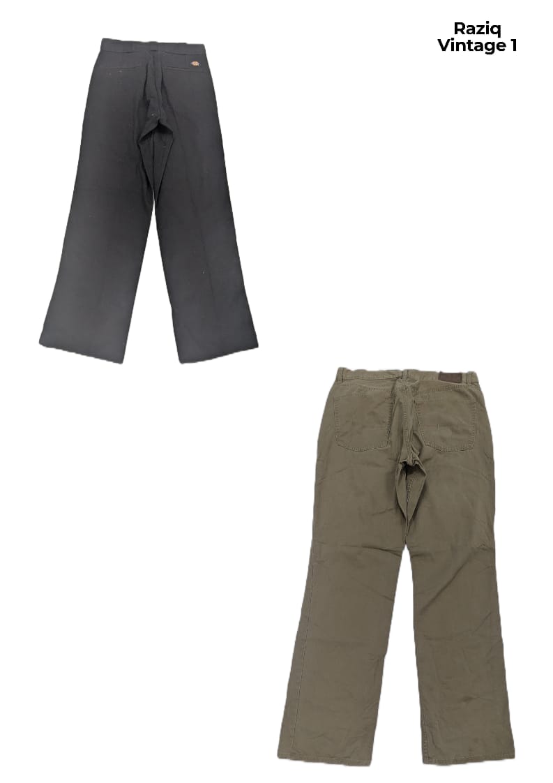 Pantalons en coton Mix Branded