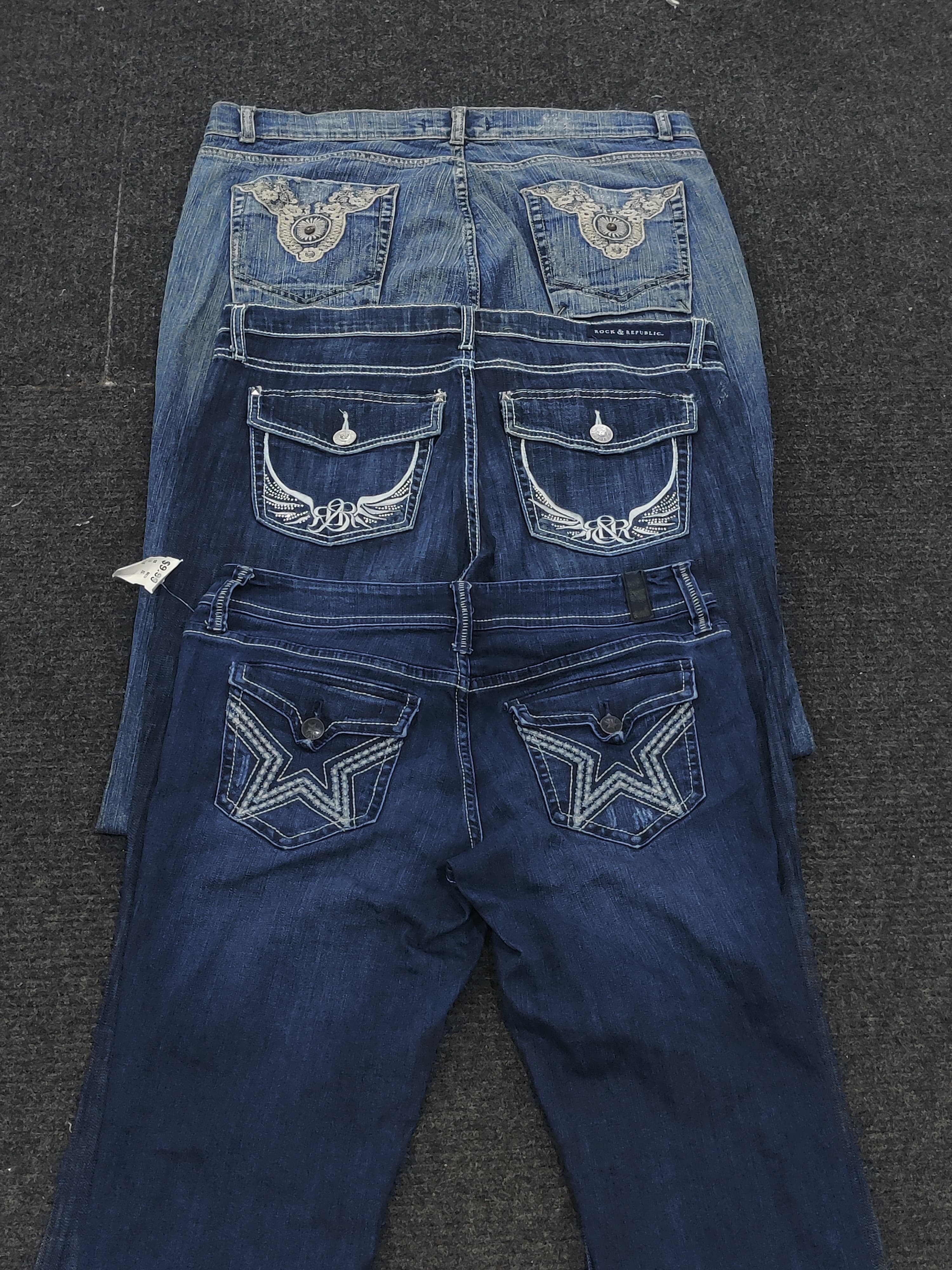 Y2k ausgestellte Hosen