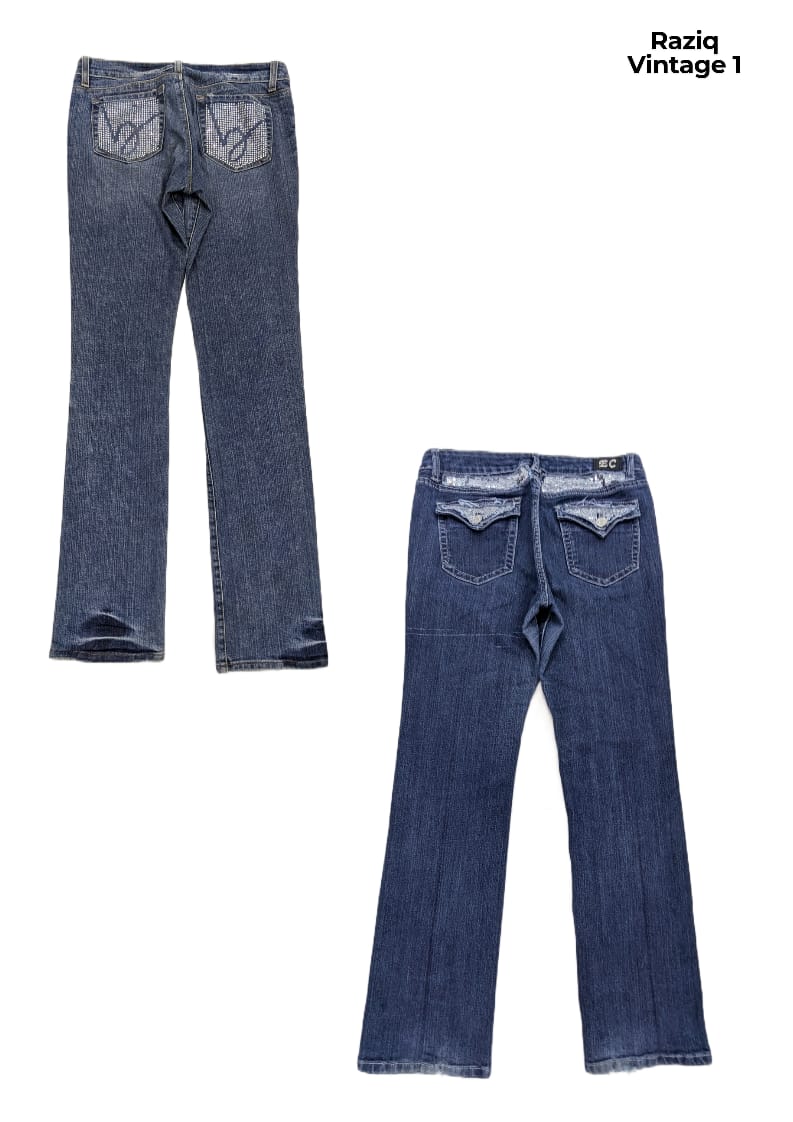 Jeans a gamba bootcut da donna Y2K