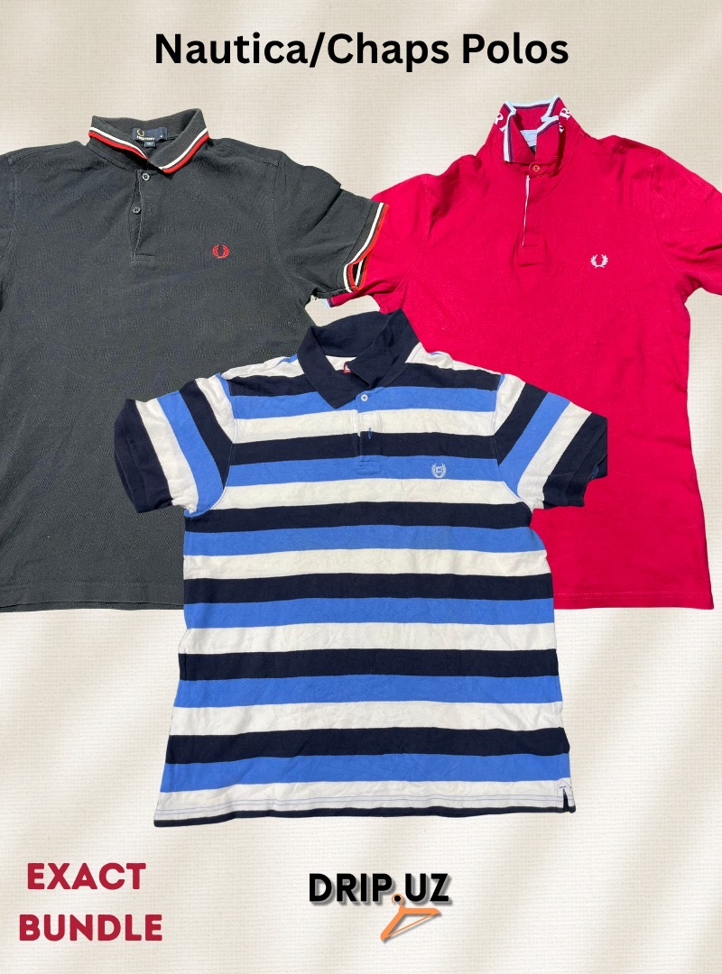 Branded Polos Chaps/Fred Perry/Nautica -Polo T-shirts