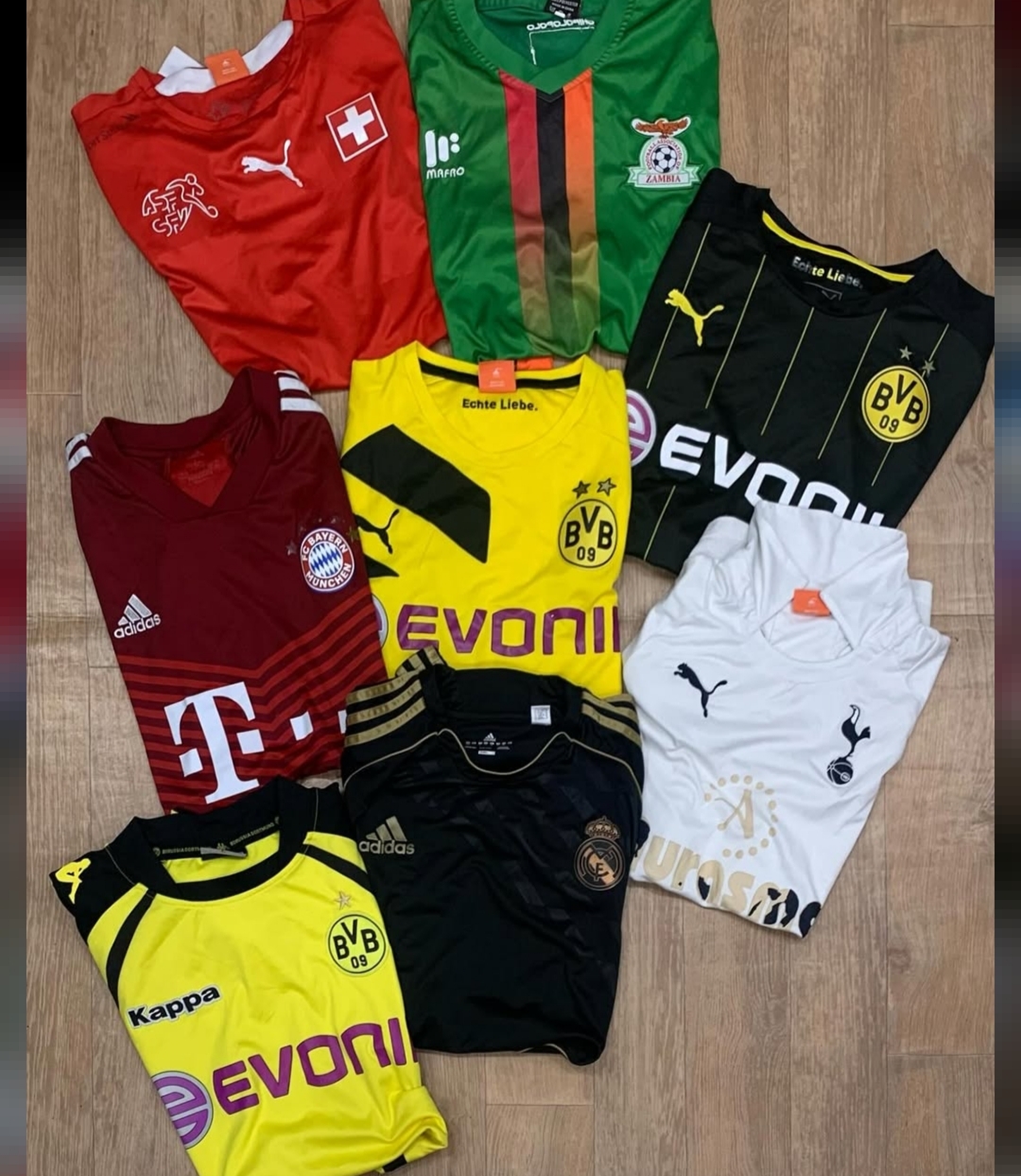 本物のヴィンテージフットボールジャージ