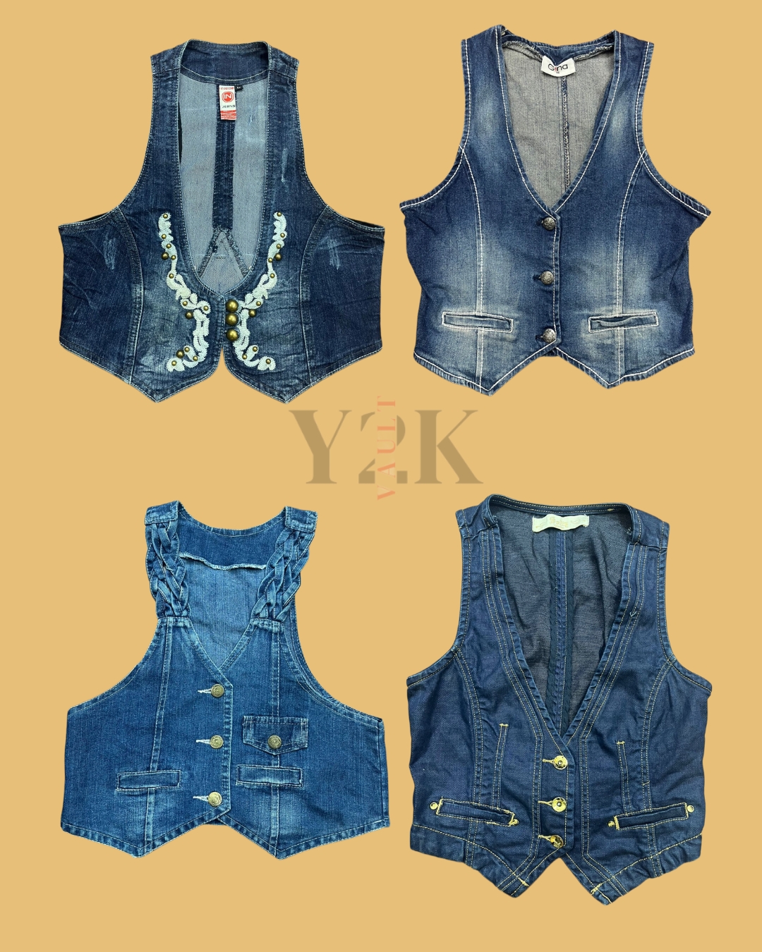 Bold and Stylish: Y2K Vests (Yv-403)