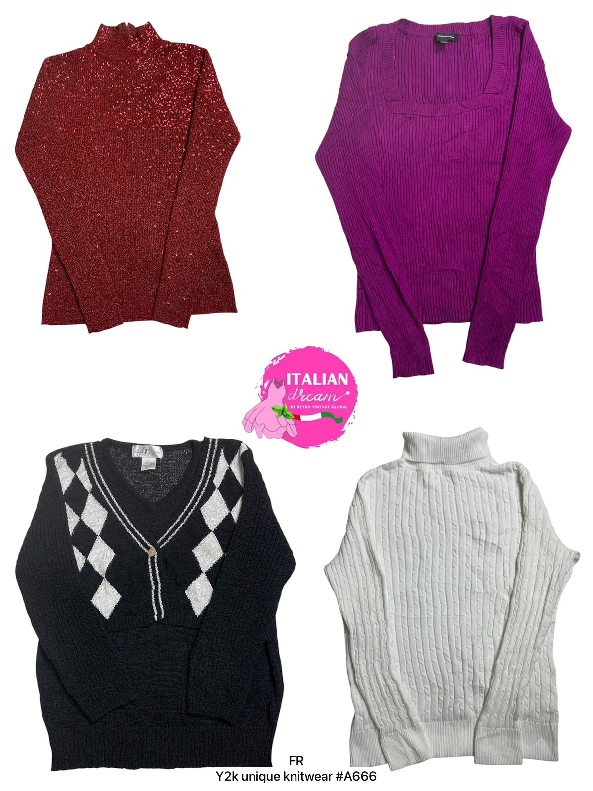Tricot unique Y2k