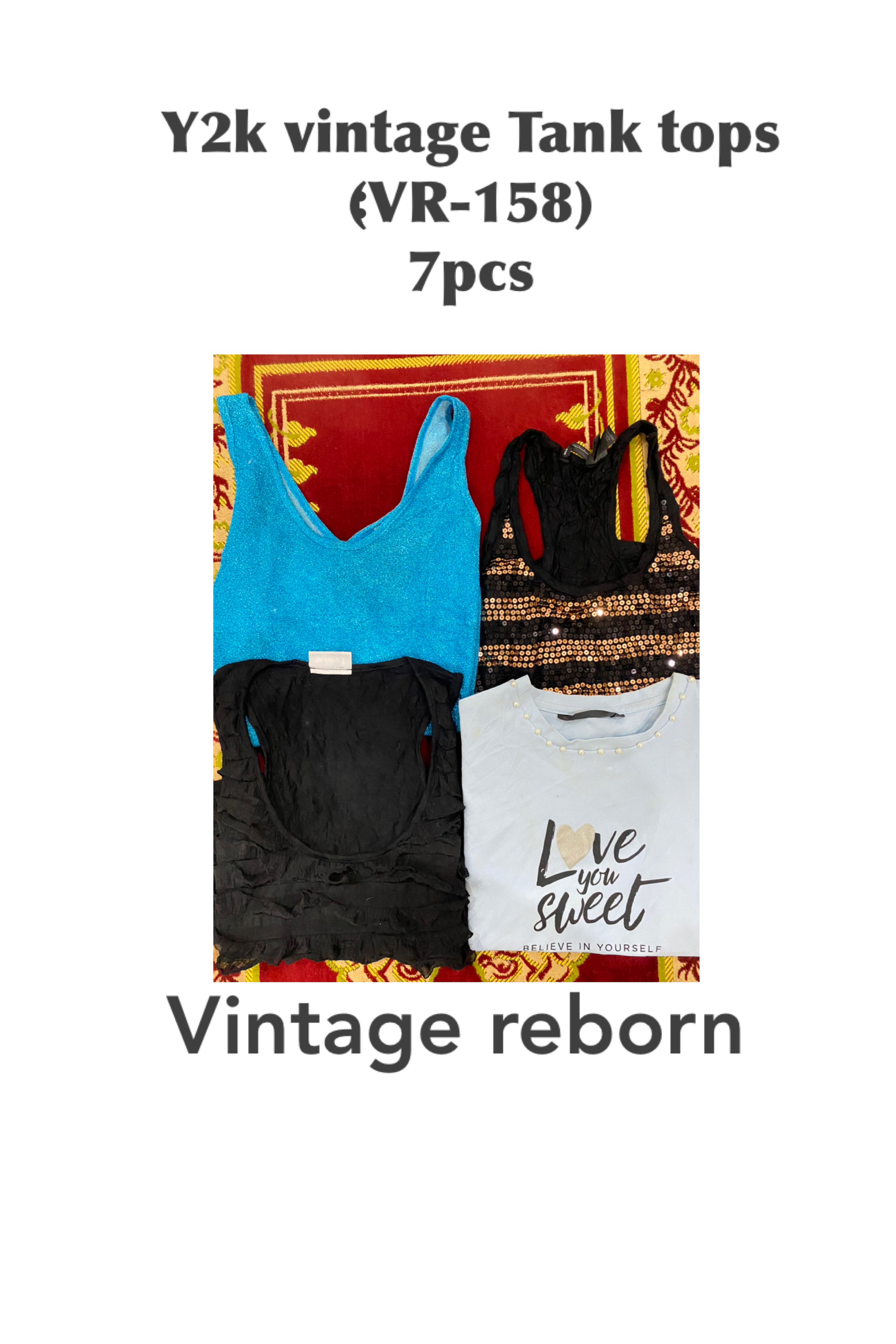 The ulitumate y2k tank top bundle bales collection (VR-158)