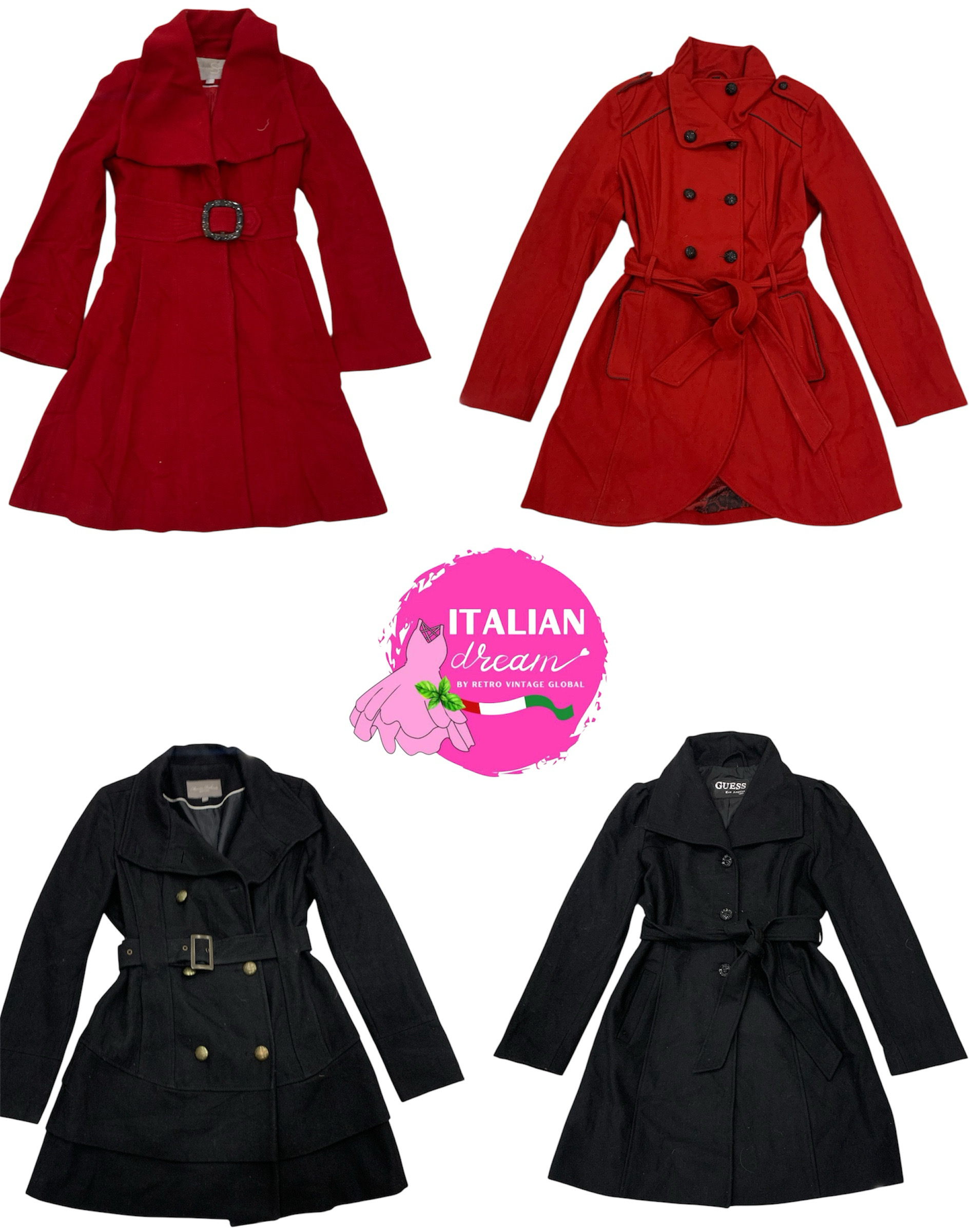 y2k winter Wool Coats