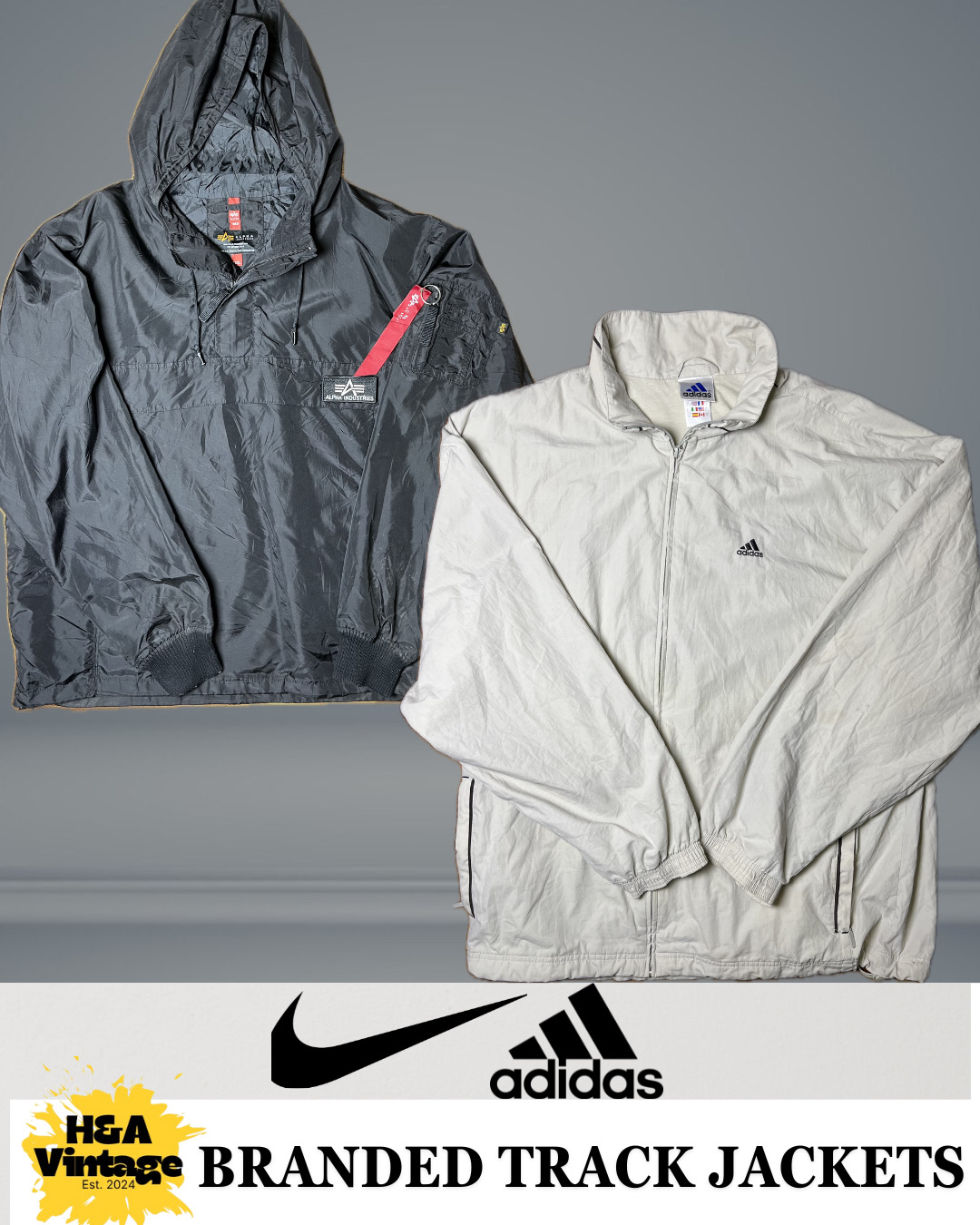 Track Jackets Inc Nike Adidas Alpha Industries