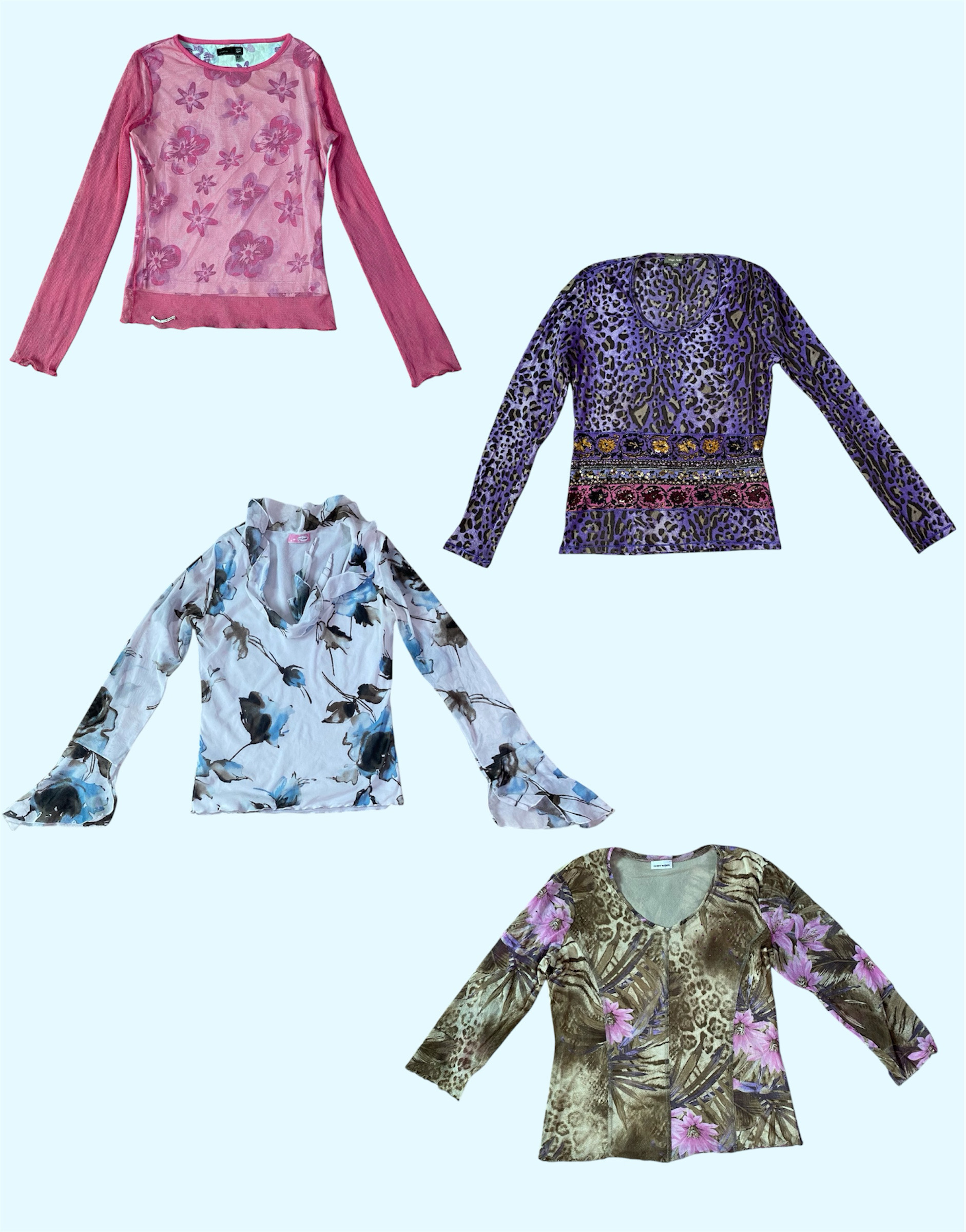 Y2K Mesh Tops Collection(TS1182)