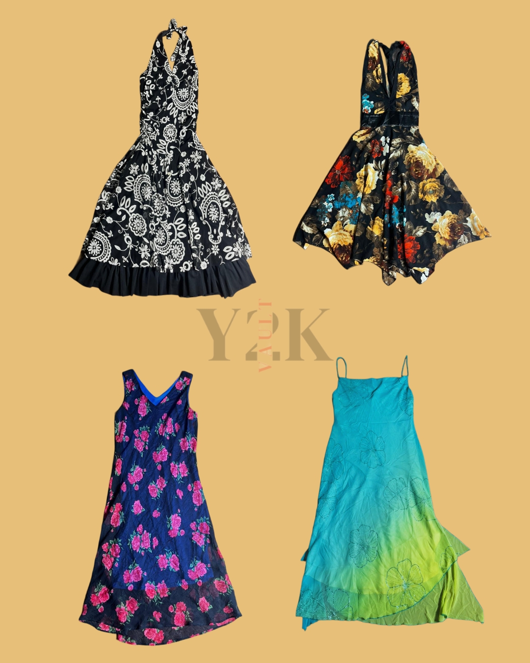Nostalgische Kleid Vibes (Yv-410)
