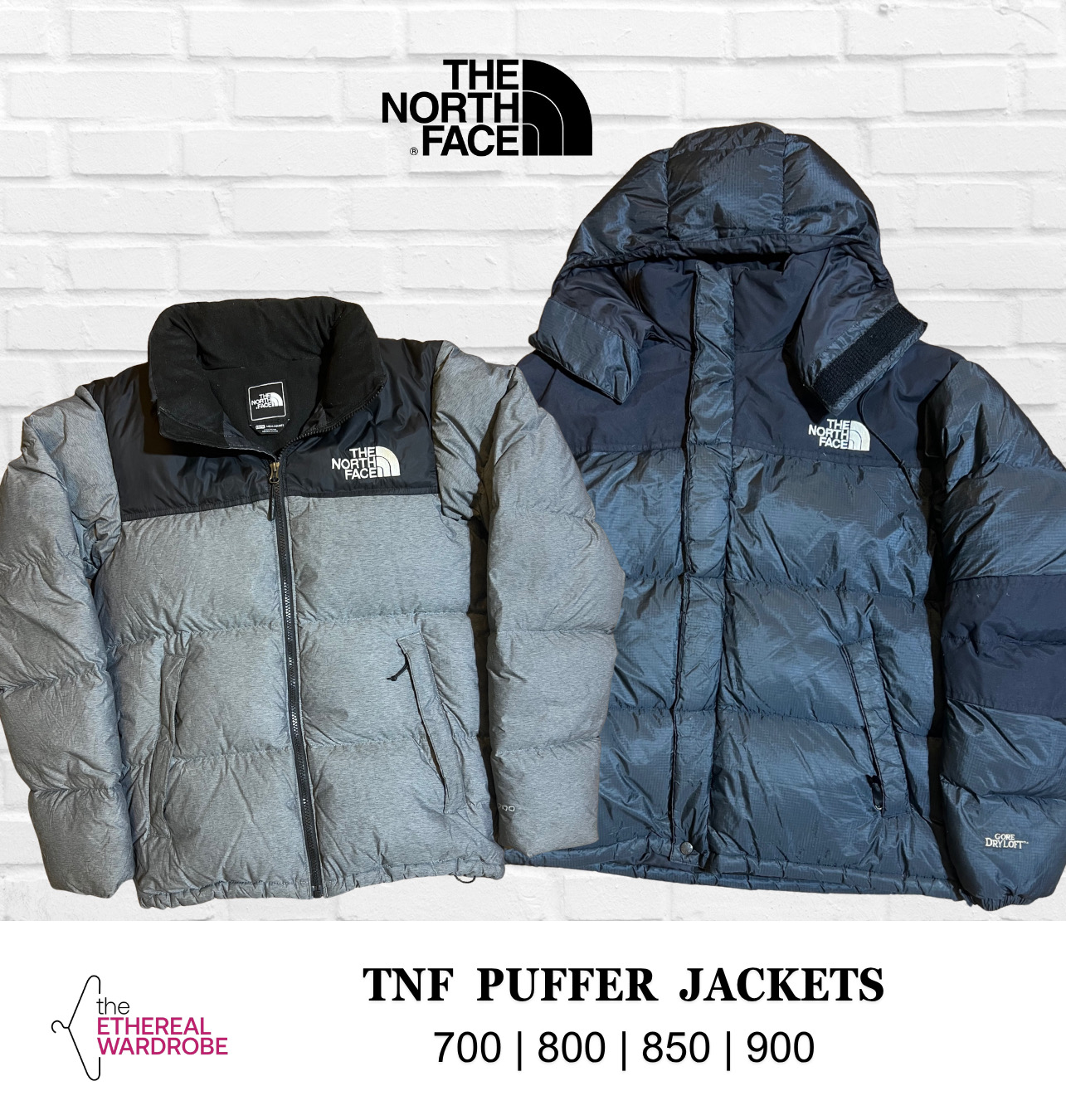 Puffer Jackets North face 700+