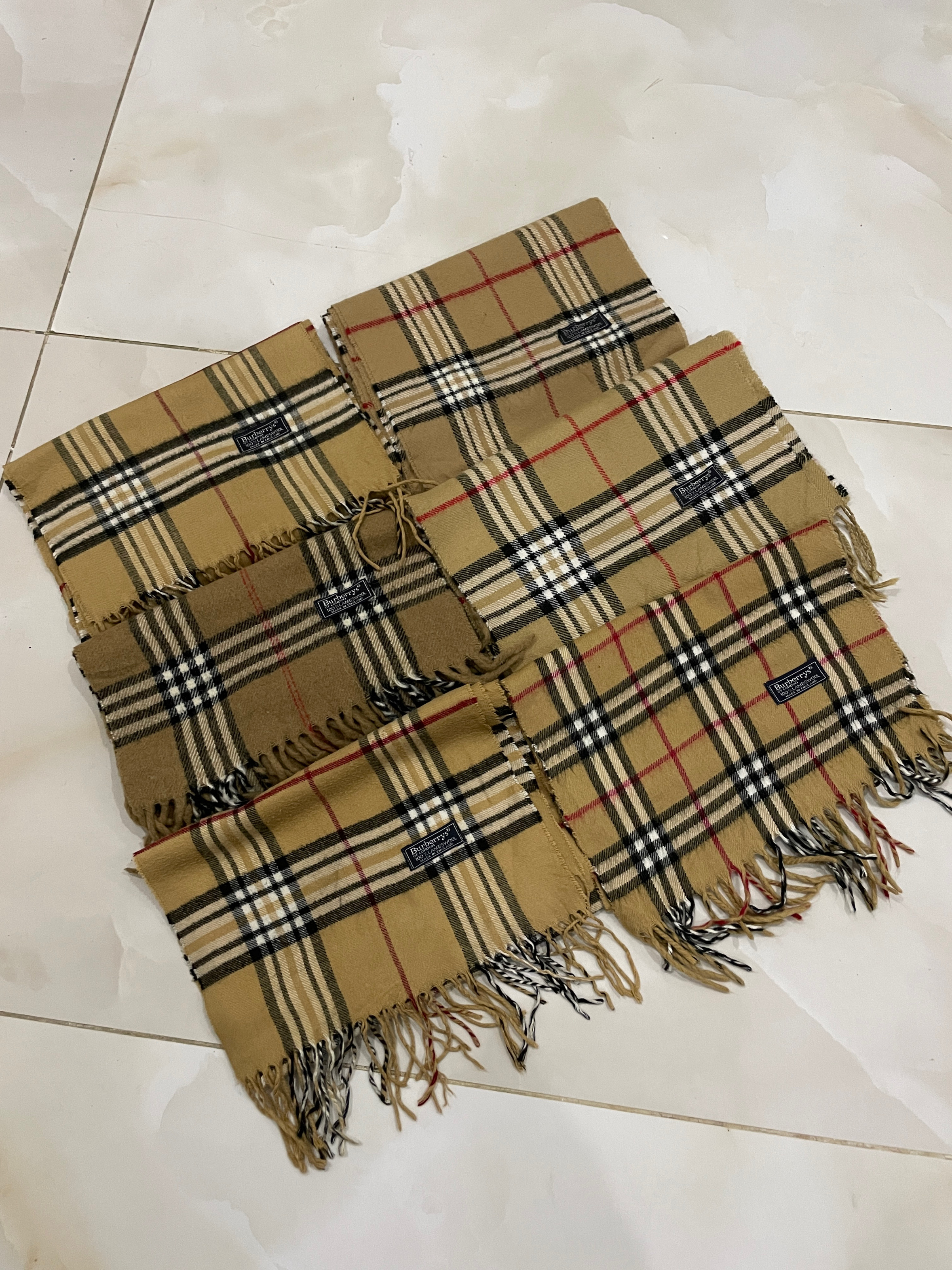 ヴィンテージ バーバリー スカーフ (ベージュ) - #271025