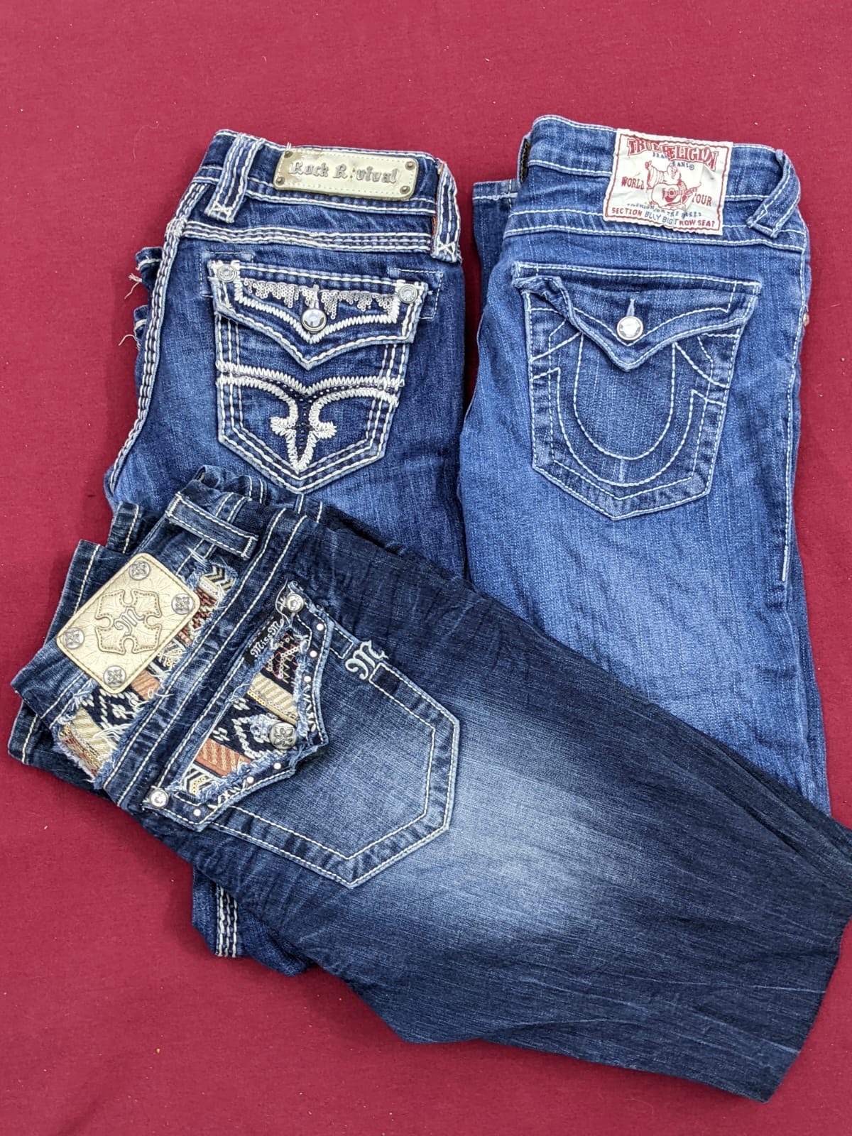 True Religion, Miss Me & Rock Revival Mix | Y2K Premium Denim & Tops