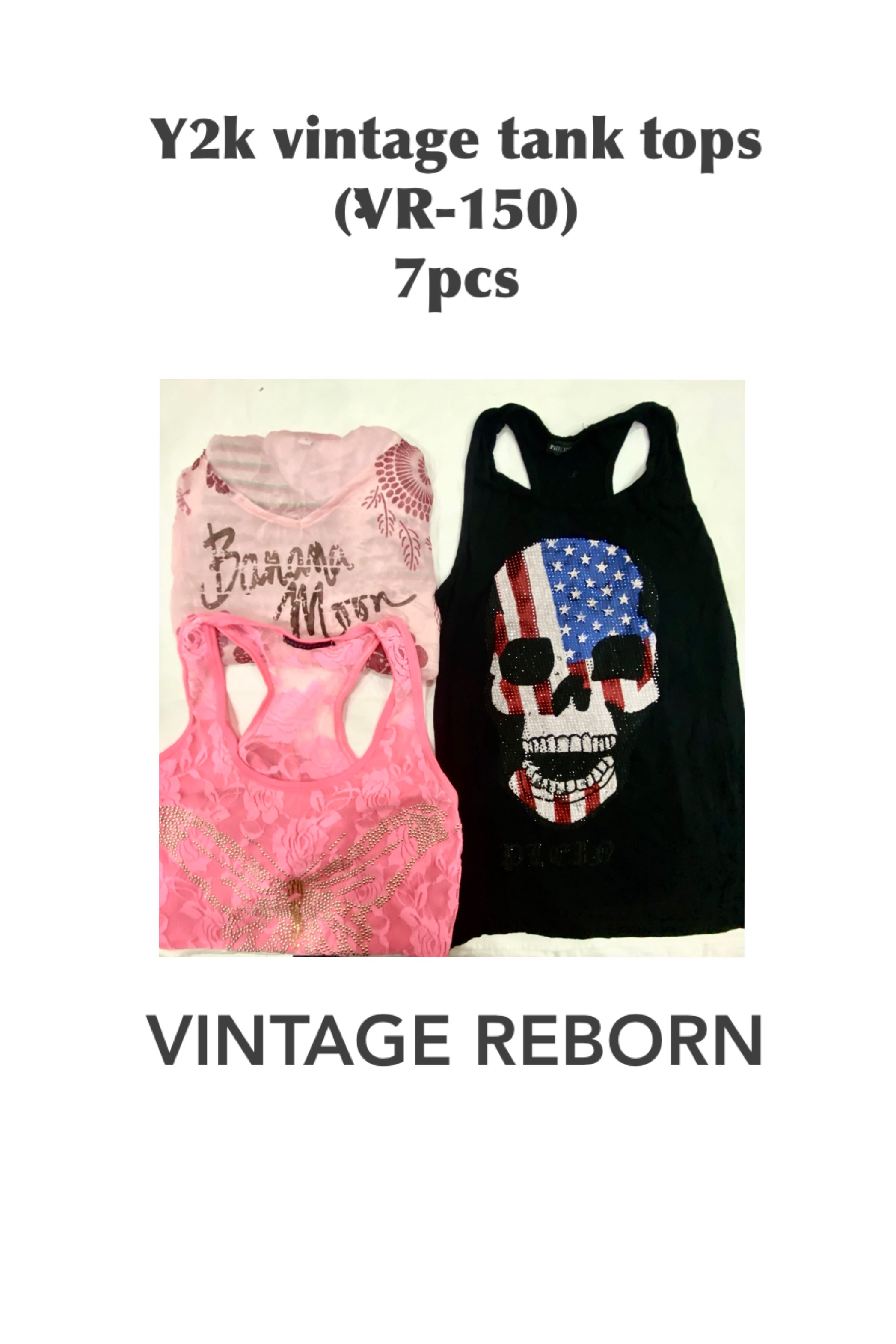 Le pack de débardeurs Edgy & Glam Y2K - (VR-150)