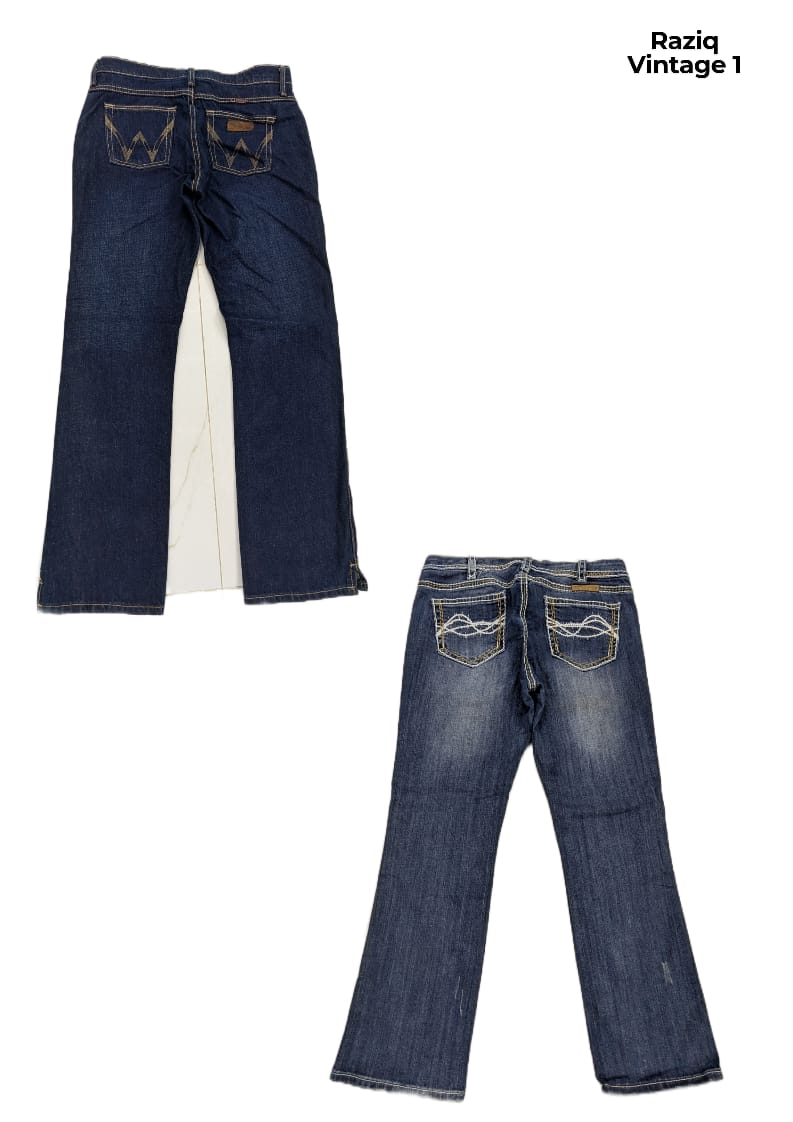 Calças Jeans Bootcut Femininas Y2K