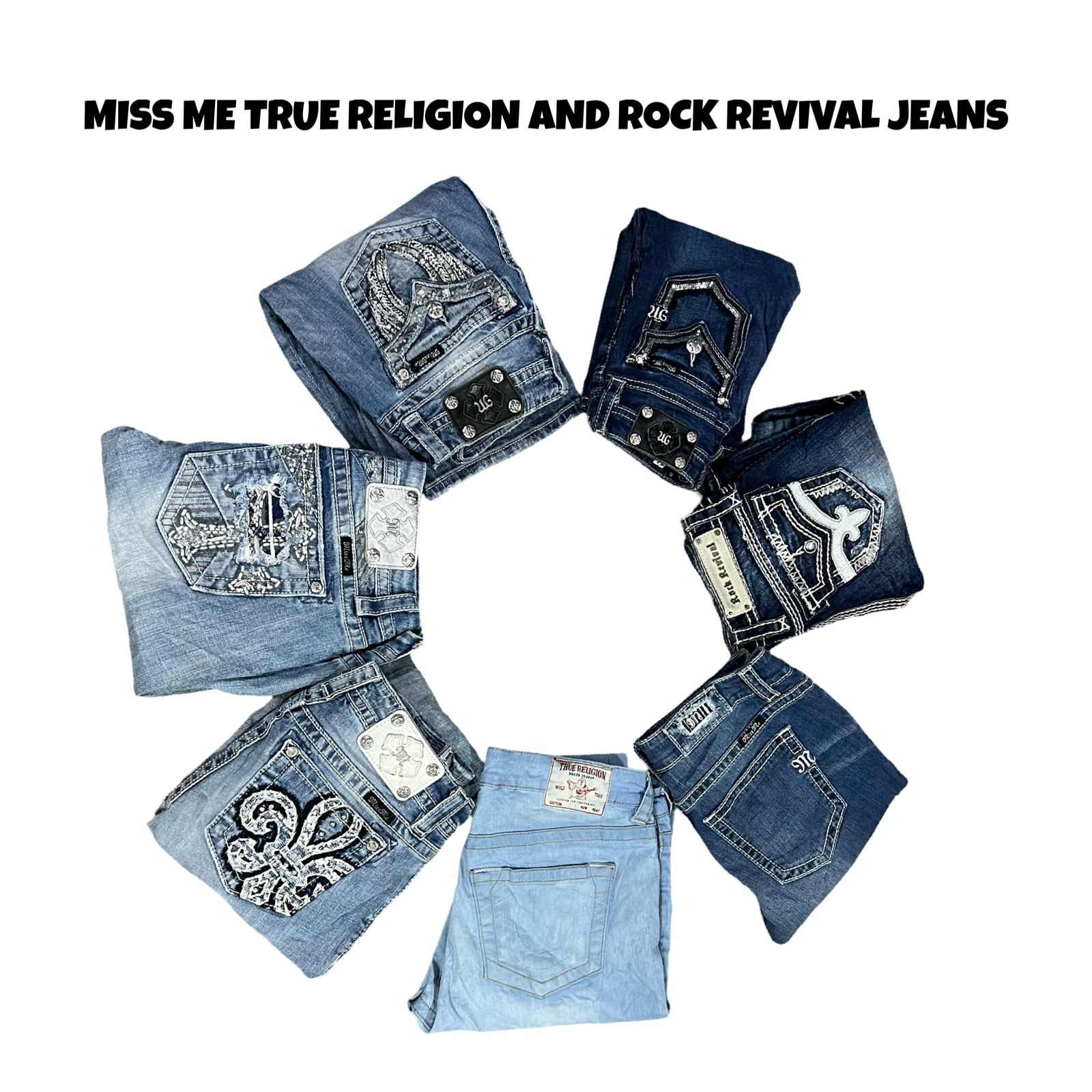 Miss me true religion rock revival jeans