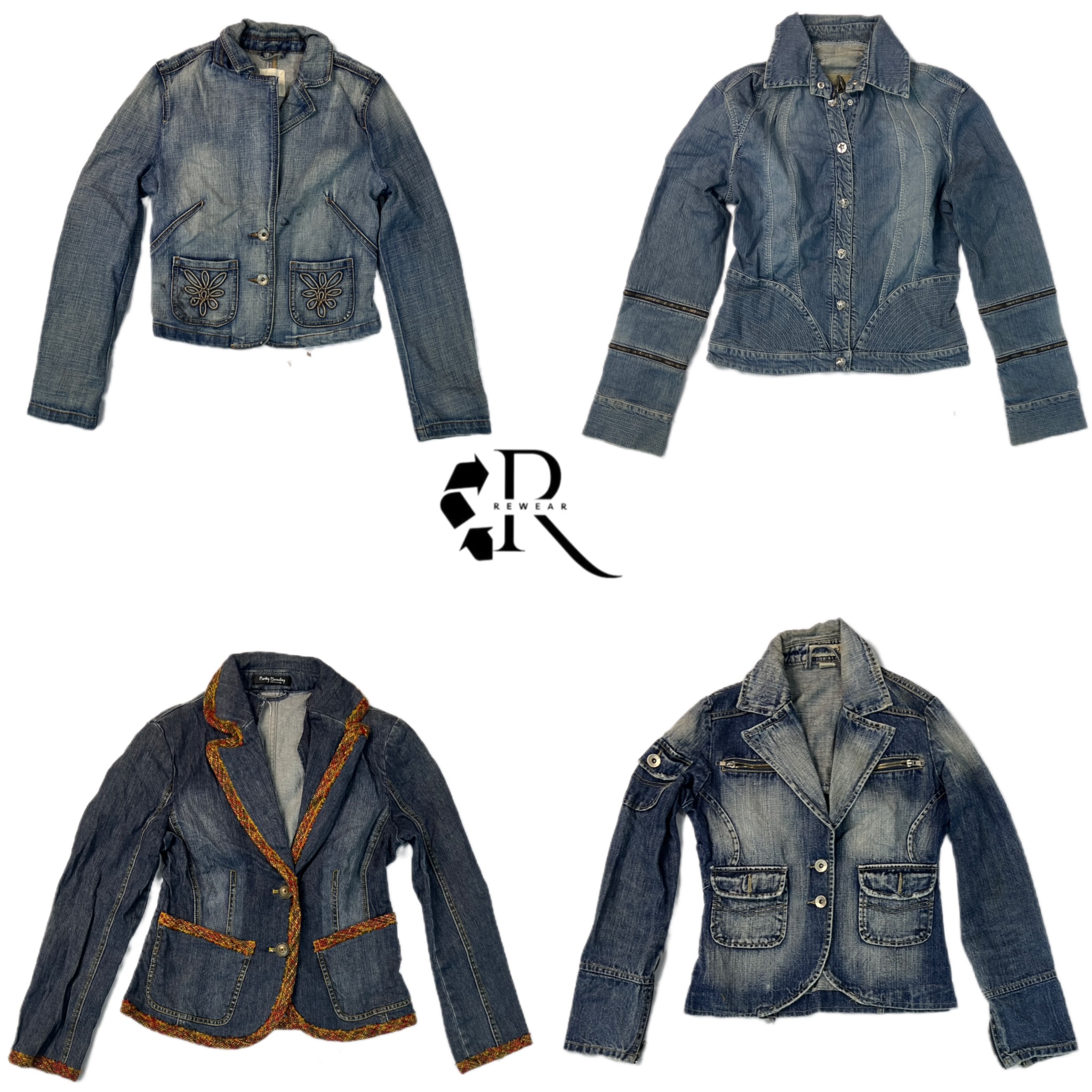 Y2K IT Girl Denim Jacket (RW-1089)