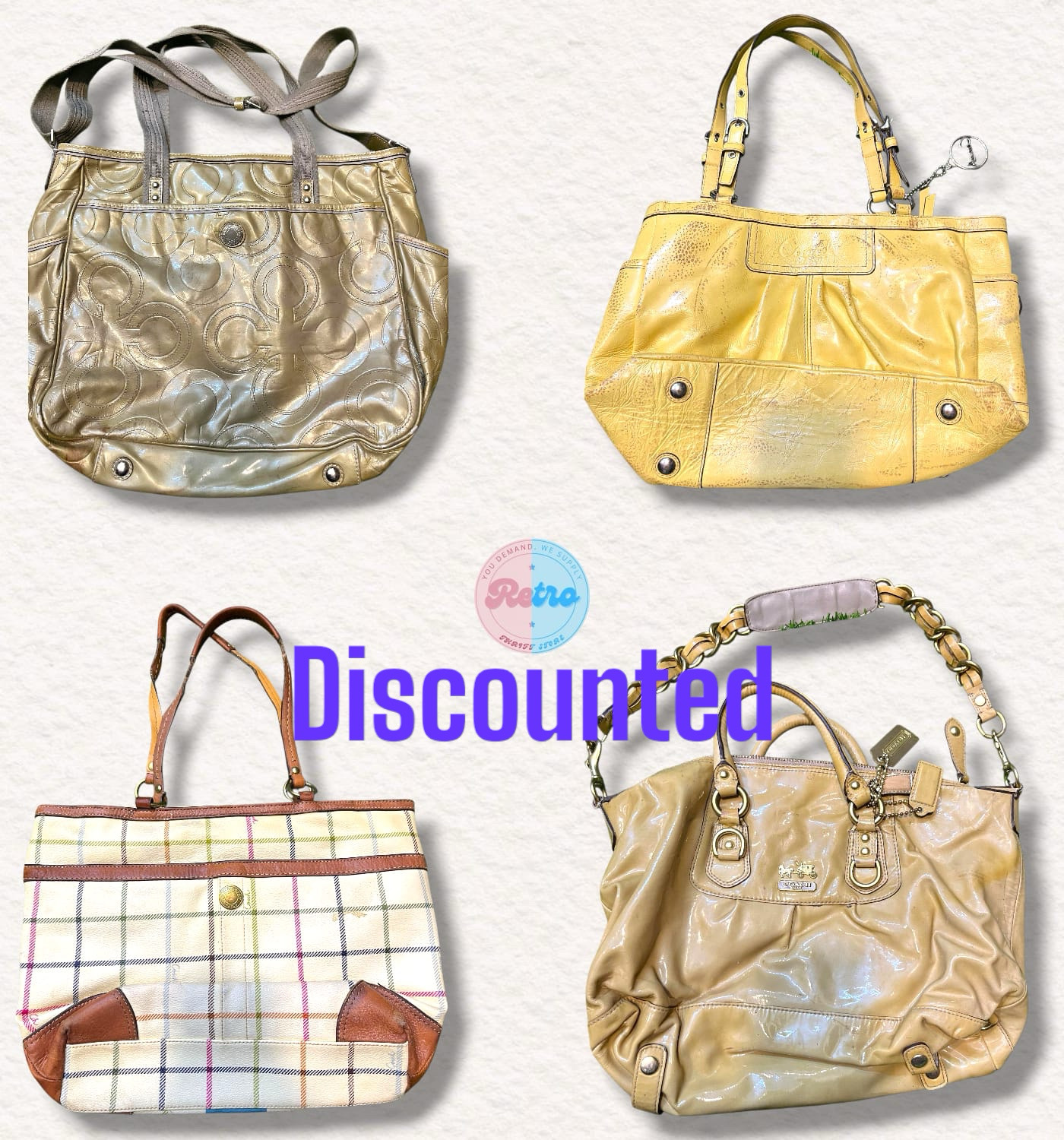 Liquidation sale Trendy Coach Bags