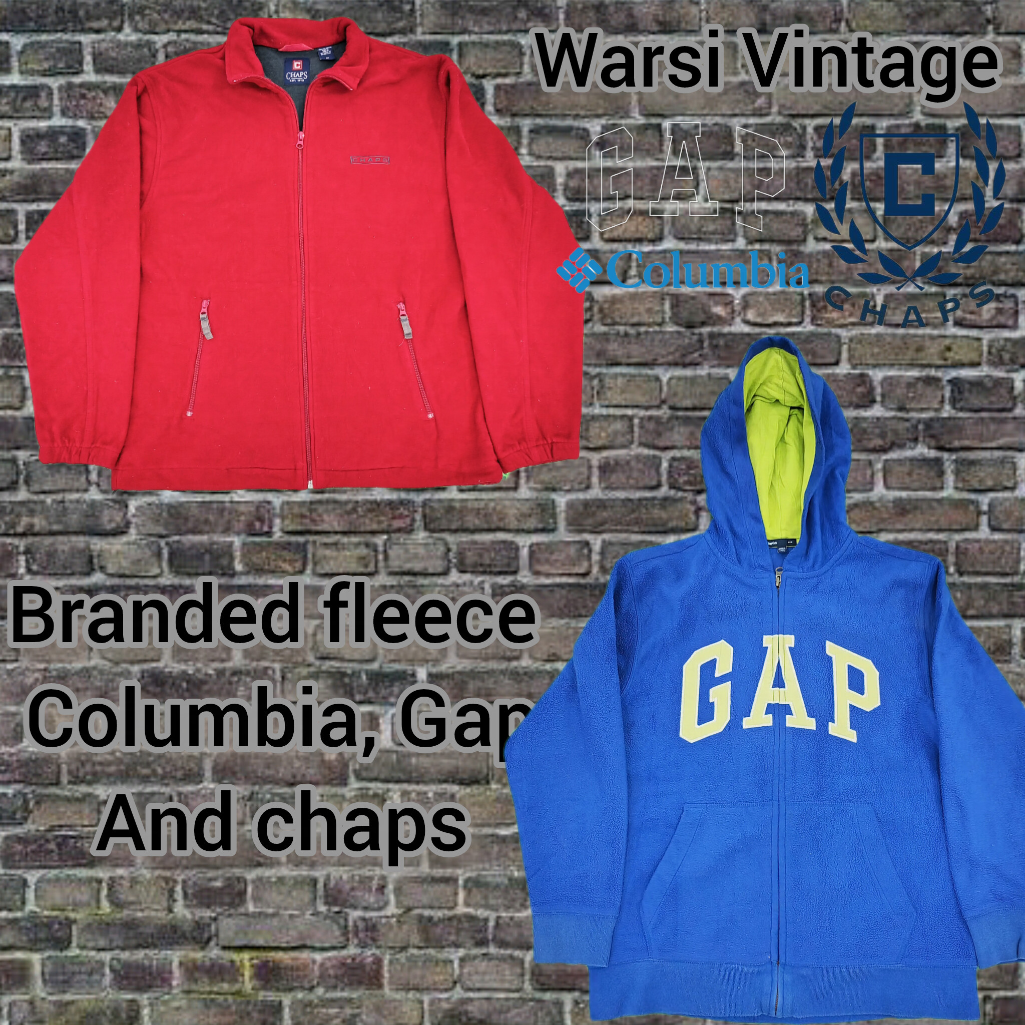 Columbia, GAP & Chaps Fleece Mix | Styles authentiques de plein air et décontractés