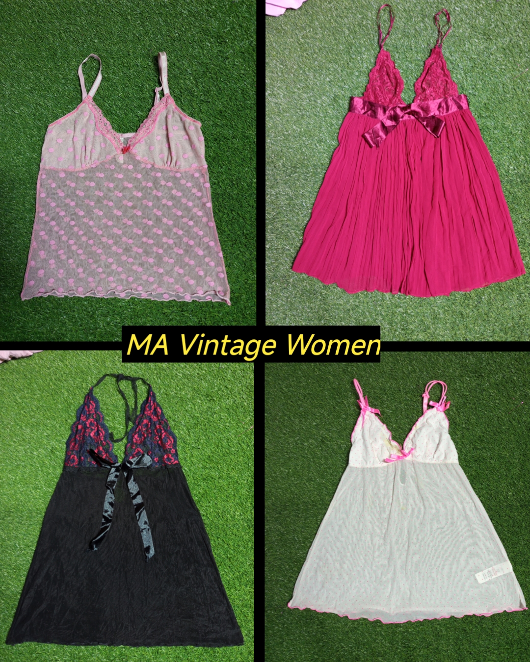 Y2k net tops cami stylish maw#03