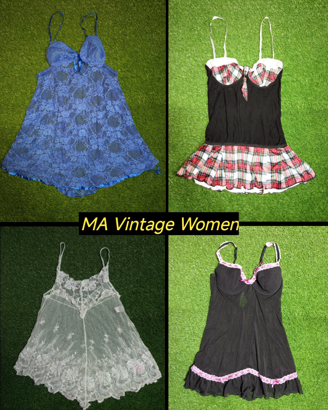 Y2k net tops cami maw#05