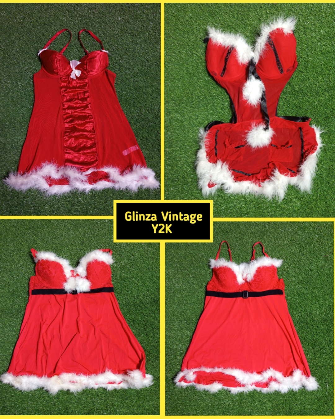 cristmas santa lingerie y2k net tops meh#033