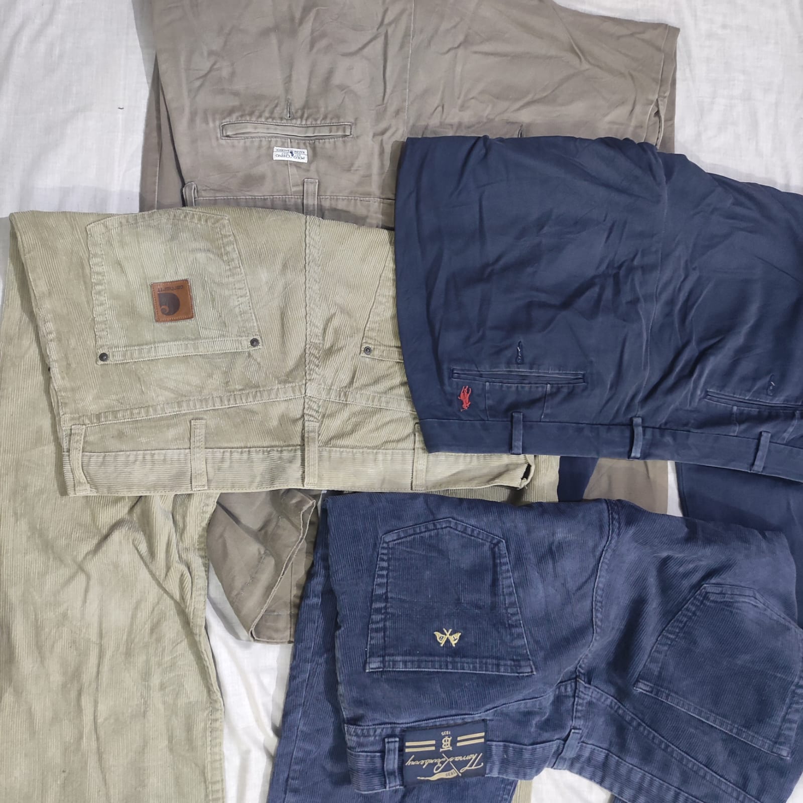 pantalones Carhartt, Burberry y Ralph Lauren