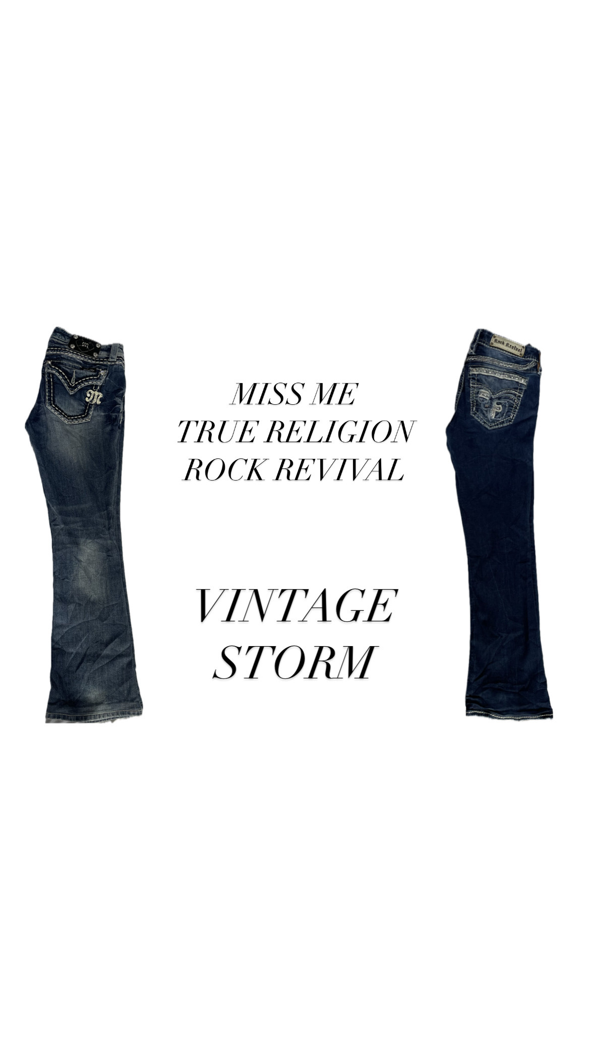 Miss Me Rock Revival True Religion Jeans