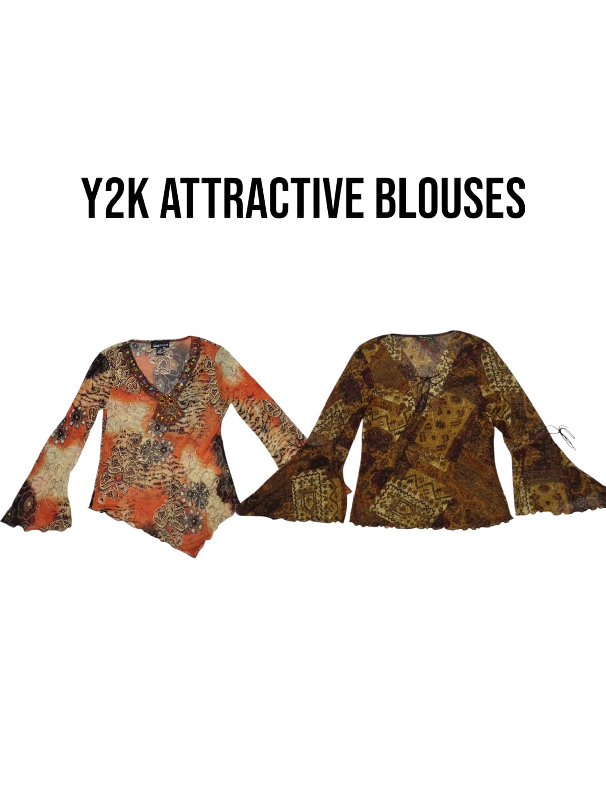 Y2K attractive blouses