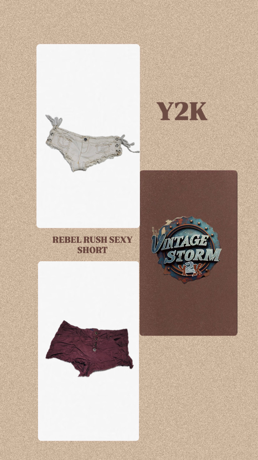 Y2k Rebel Rush Sexy Short