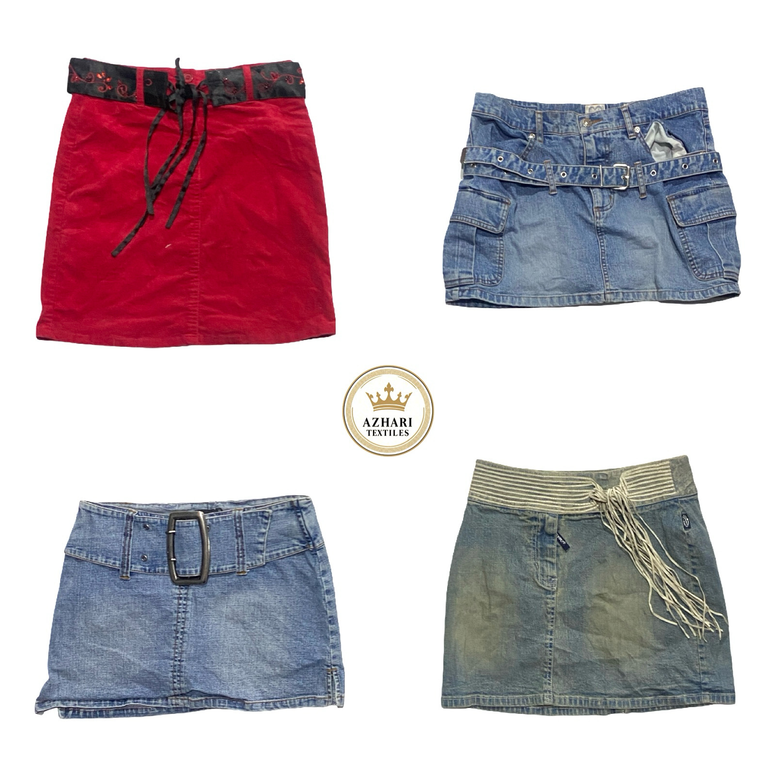 Gonne Mini Y2K 10 pezzi AT100