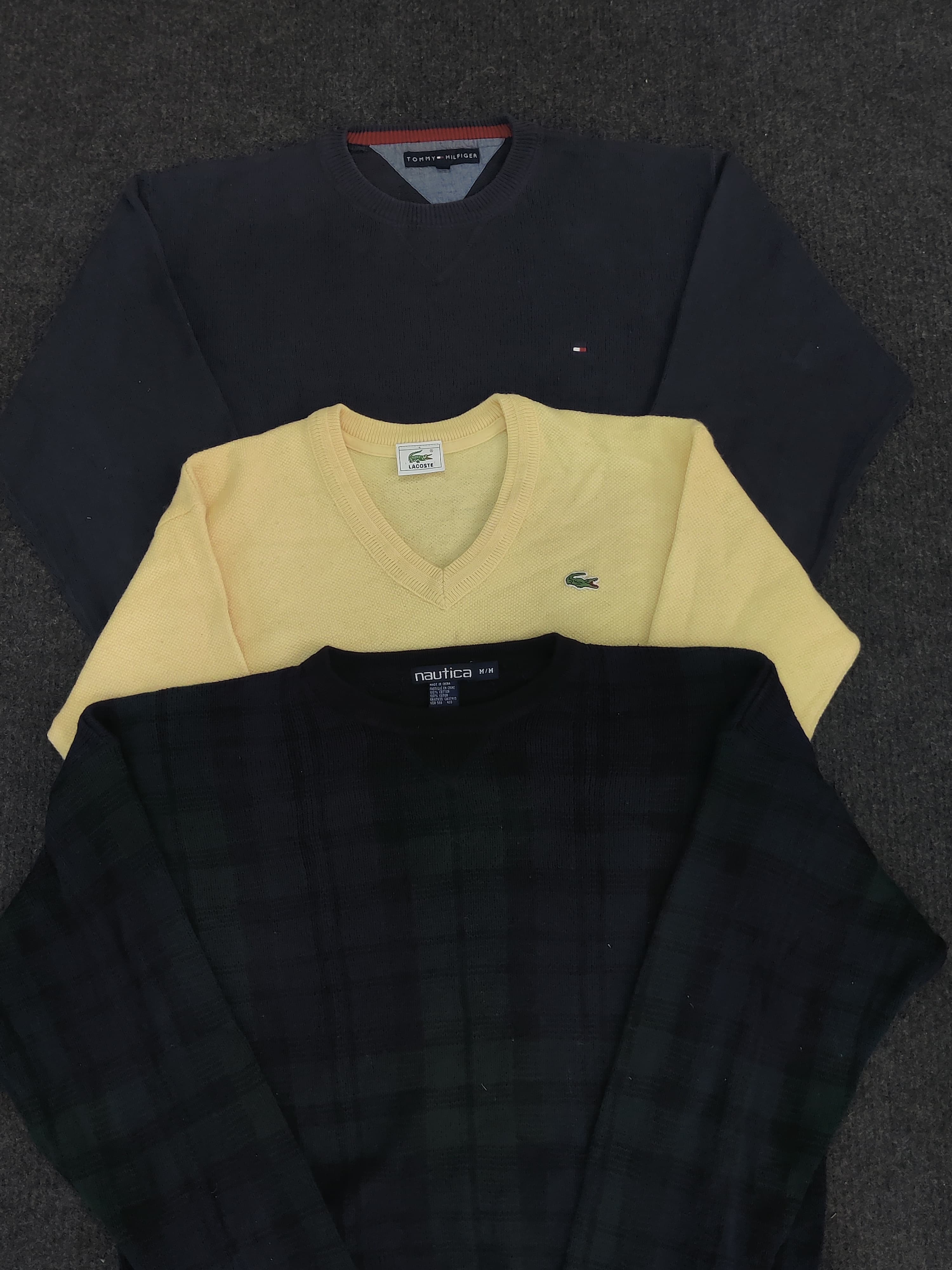 Premium branded knitwear