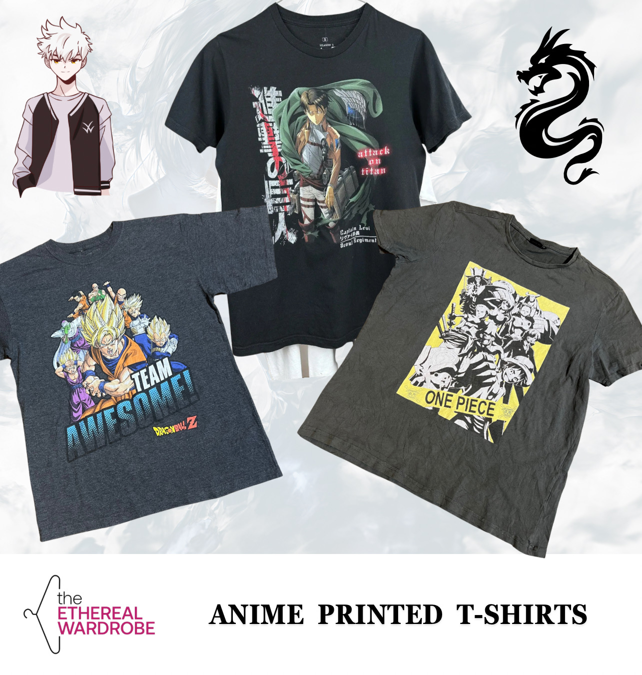Anime T-Shirts Printed