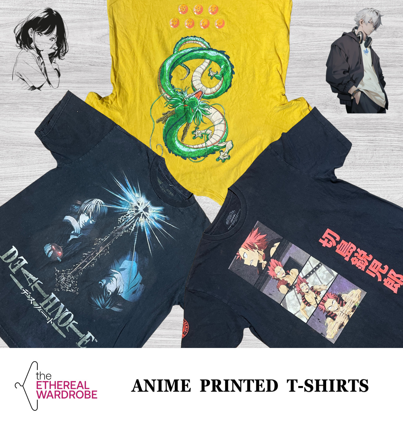 T-shirts imprimés (Anime)