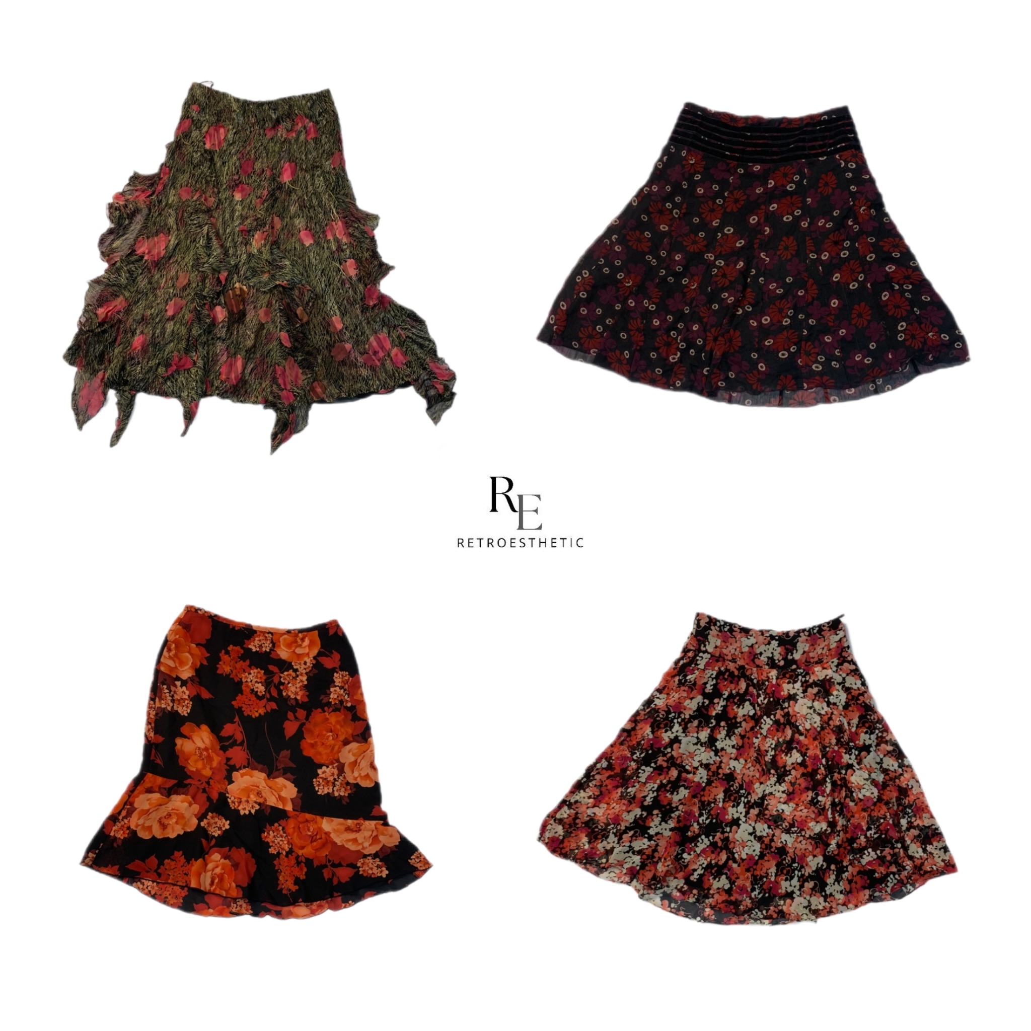 Faldas de verano Grunge Y2K (RE-2319)