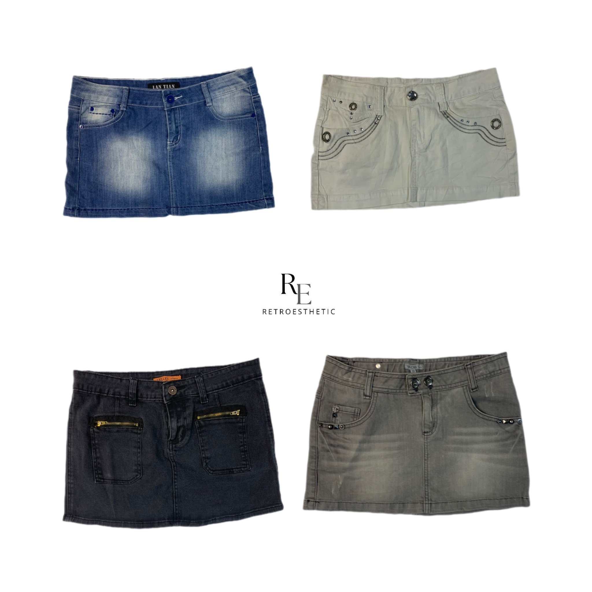 Y2L Brithney era Dinim mini skirts(RE-2330)