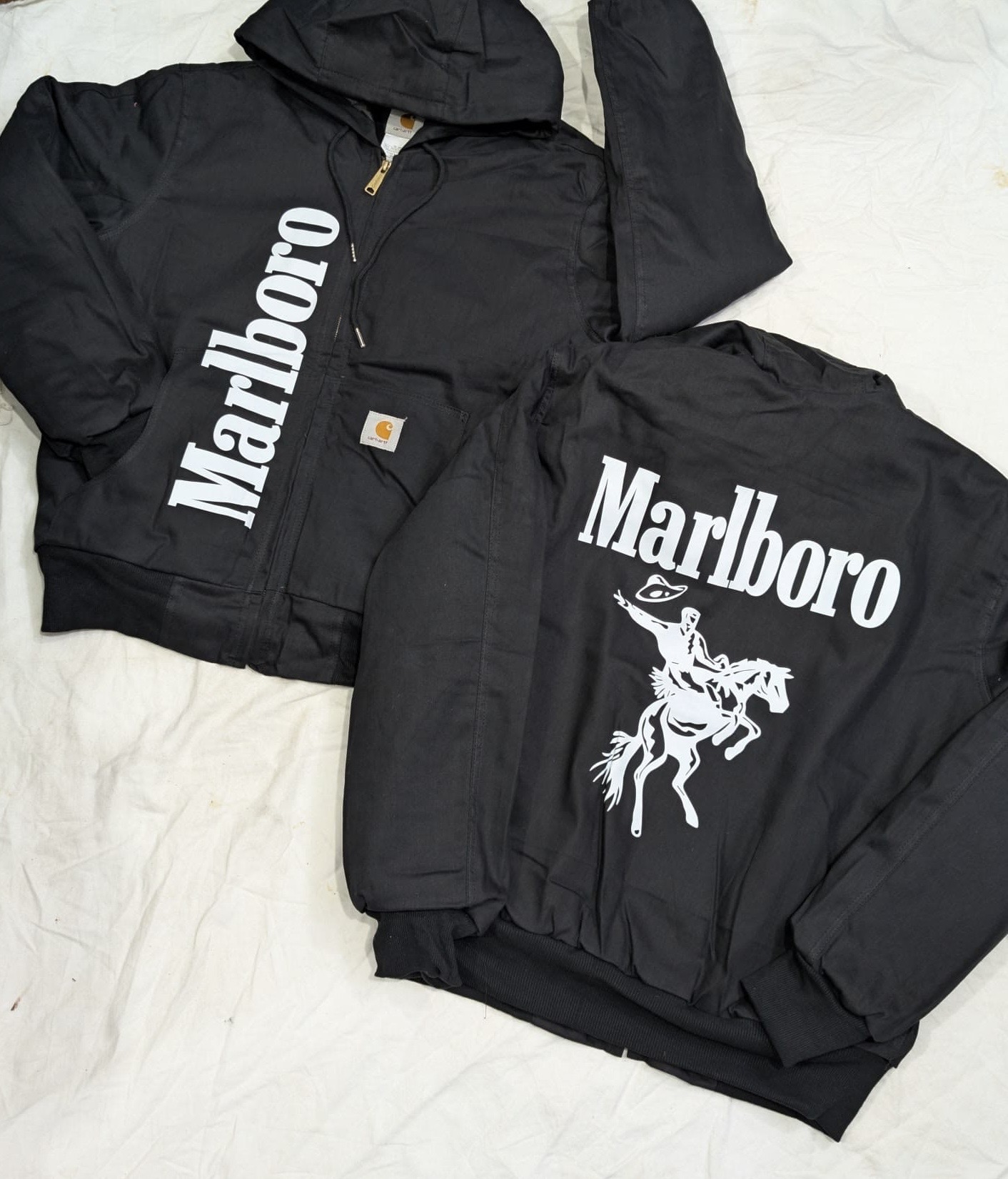 Carhartt X Marlboro Rework style jackets