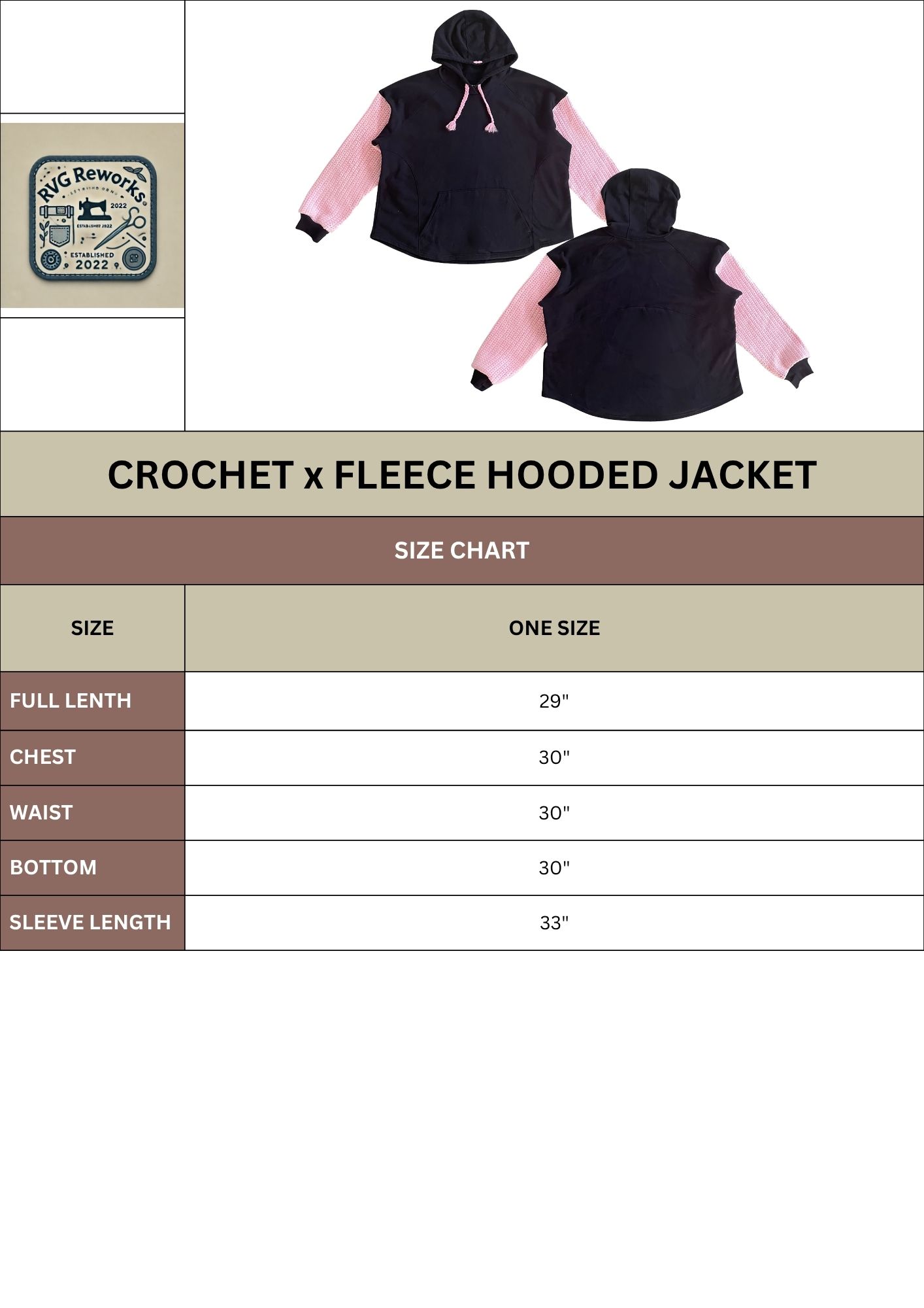 Chandail à capuche à manches en crochet recyclé