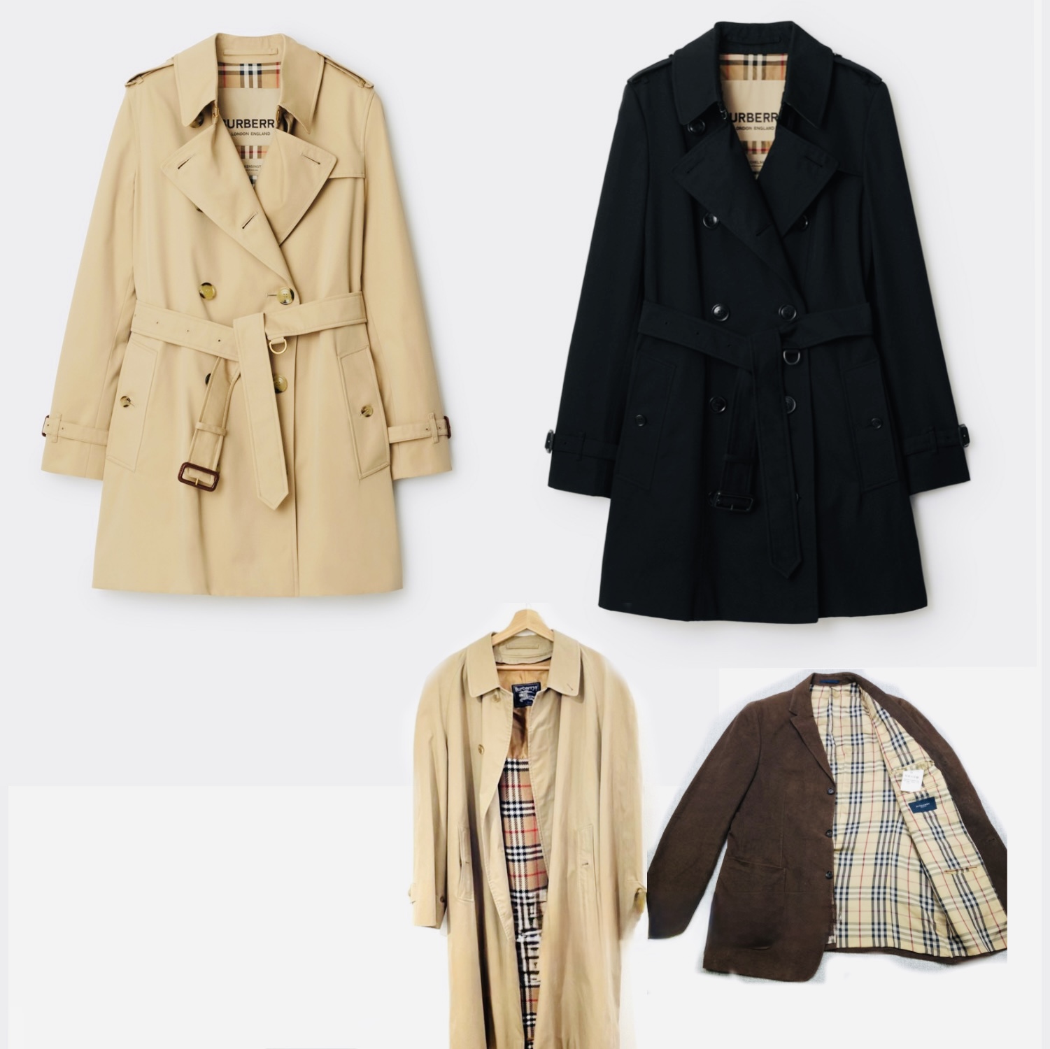 Pacote misto de trench coats Burberry