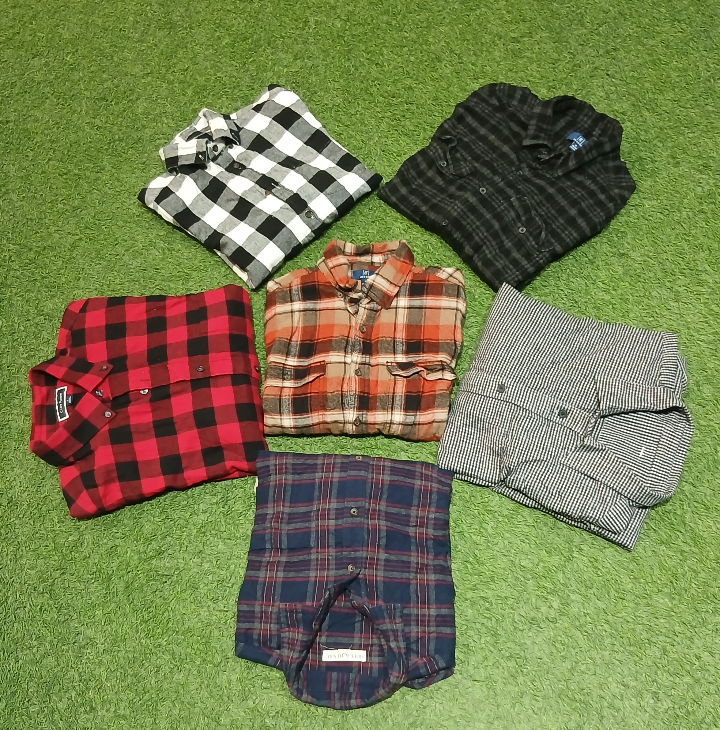 Chemise en flanelle non marquée